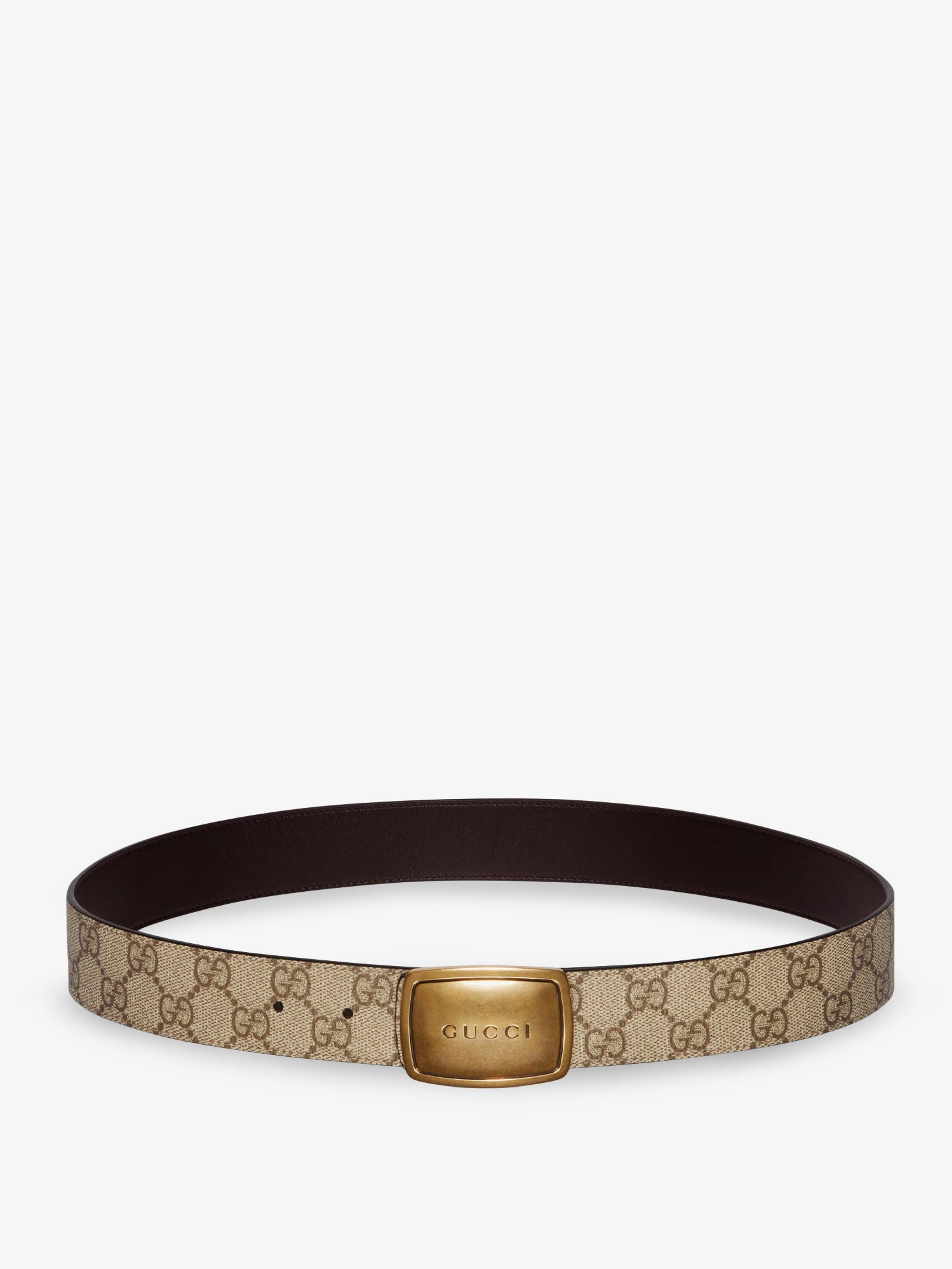 Gucci Gg Coated Canvas Belt