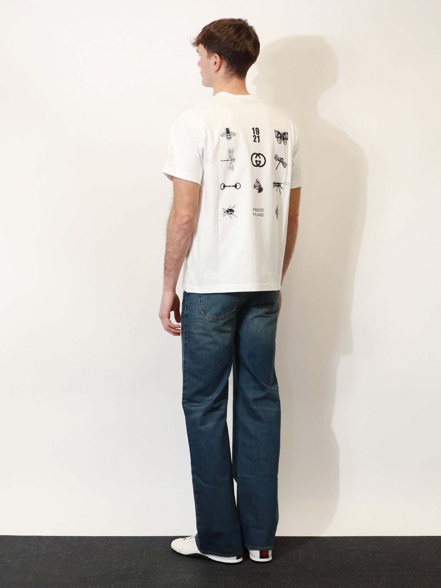 Gucci Cotton T-shirt With Lettering Logo On The Front