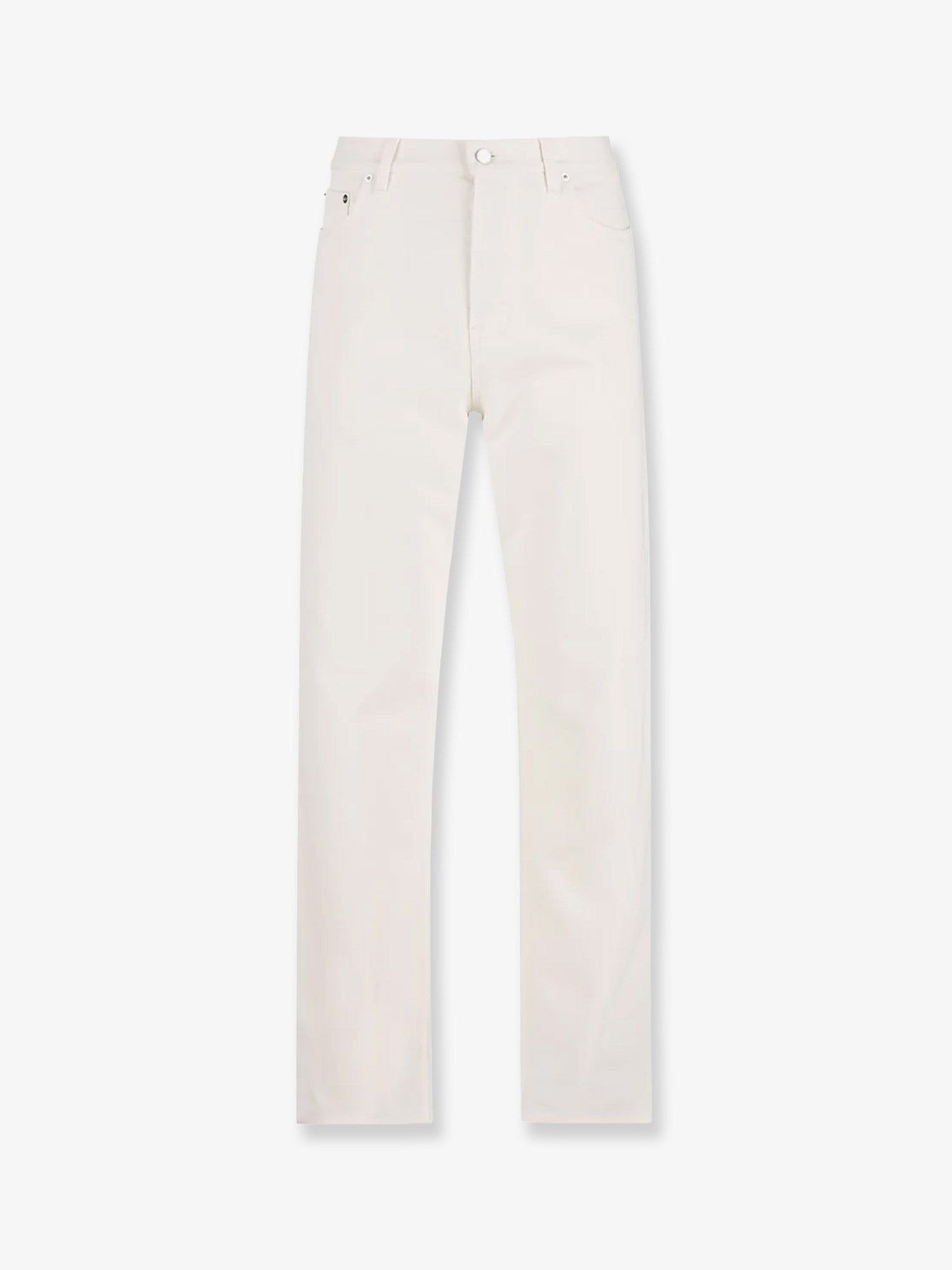 Gucci Denim Trousers With Metal Horsebit Detail On The Back