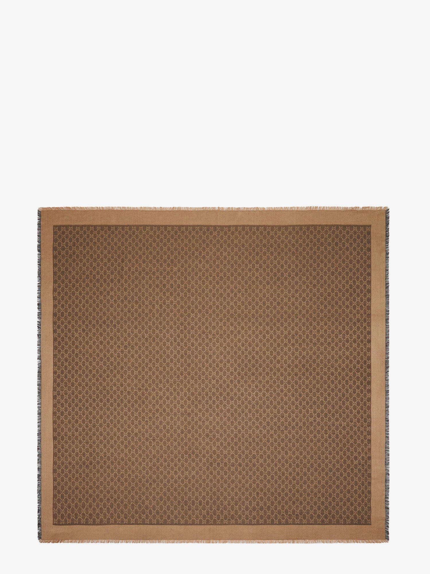 Gucci Gg Silk And Wool Shawl