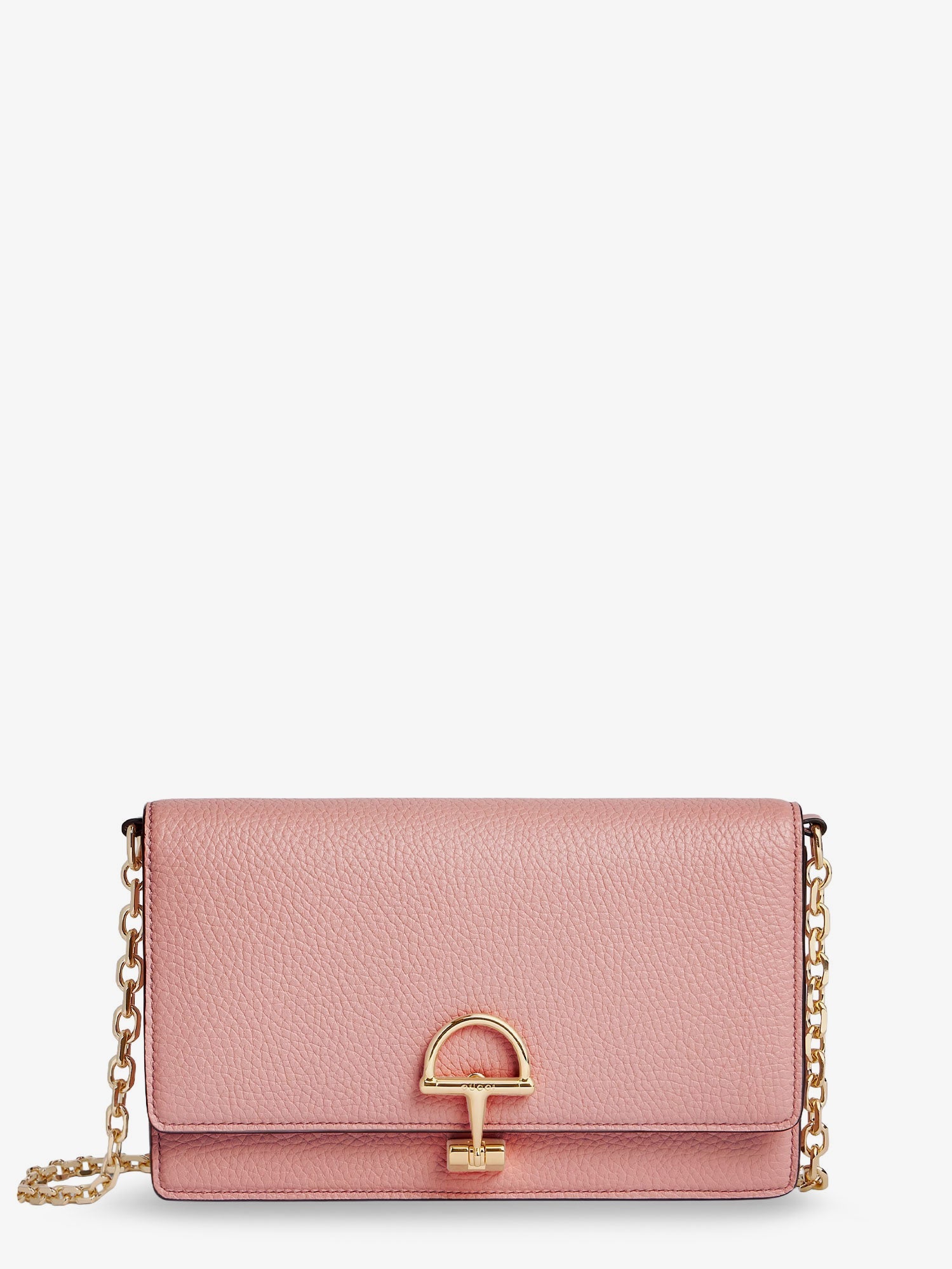 Gucci Gucci Half Horsebit Leather Crossbody Bag