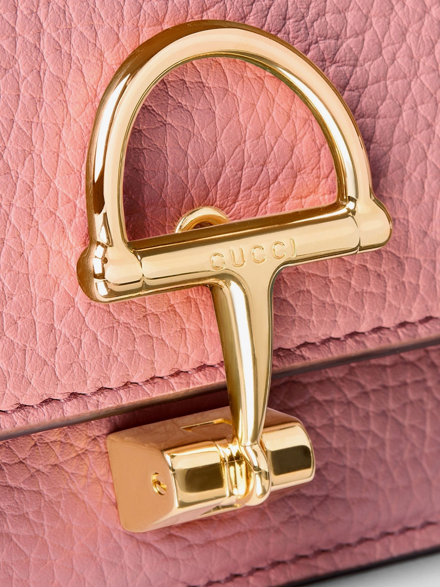 Gucci Gucci Half Horsebit Leather Crossbody Bag