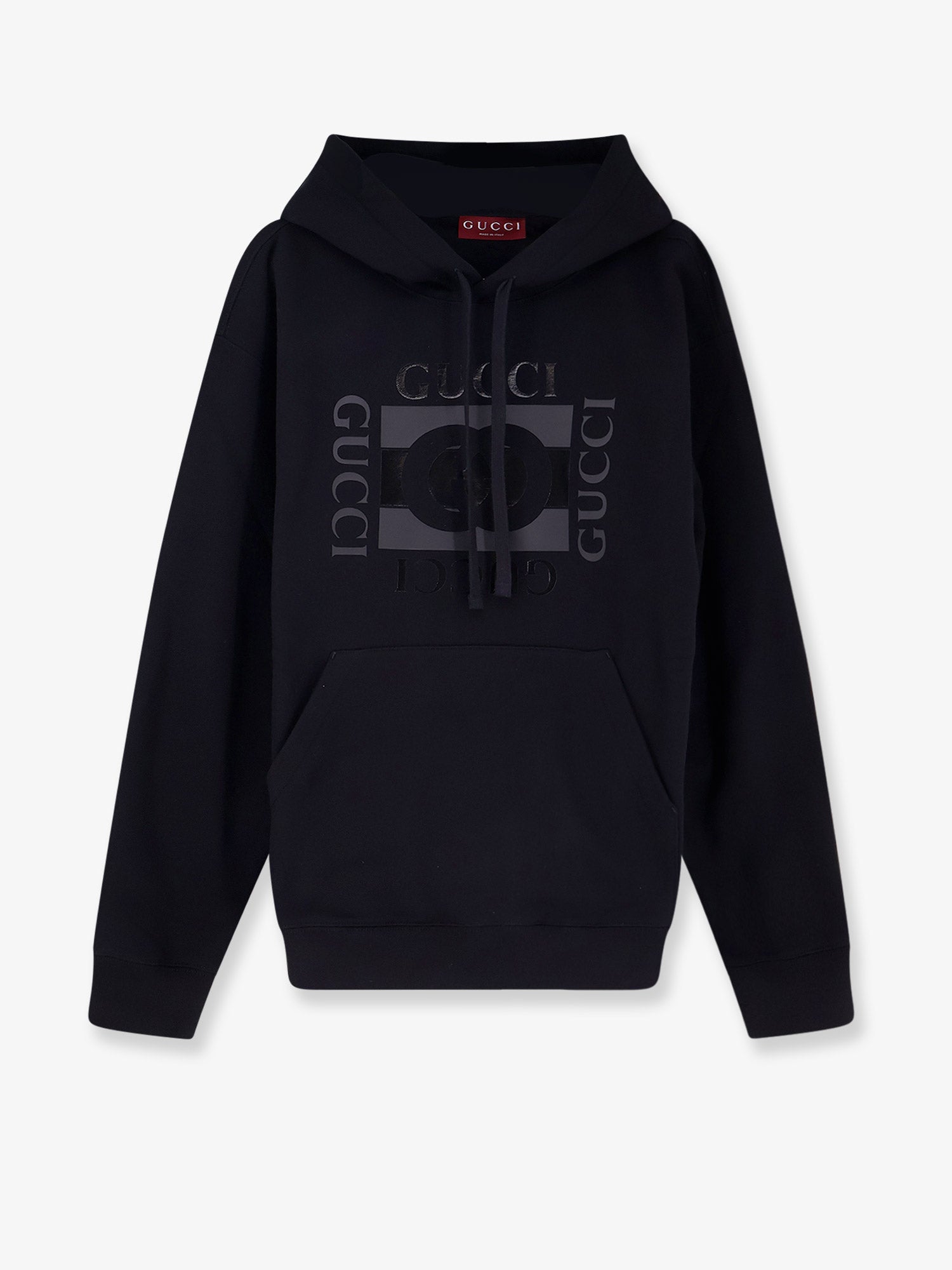 Gucci Cotton Sweatshirt With Gg Incrocio Print