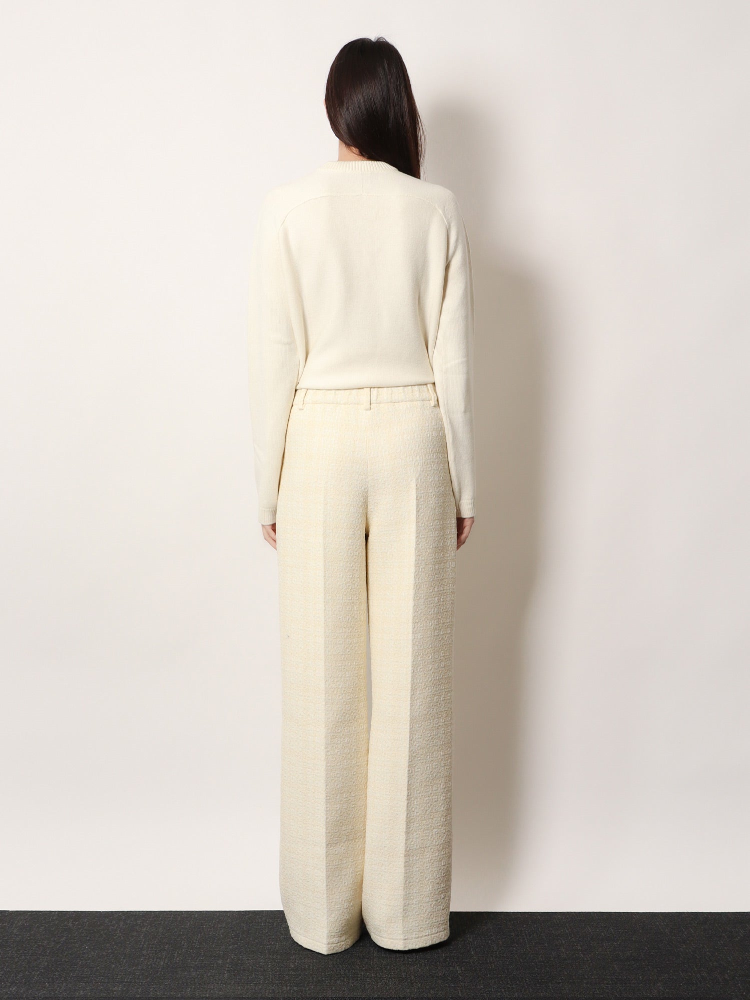 Gucci Cotton Blend Trousers With Checked Pattern