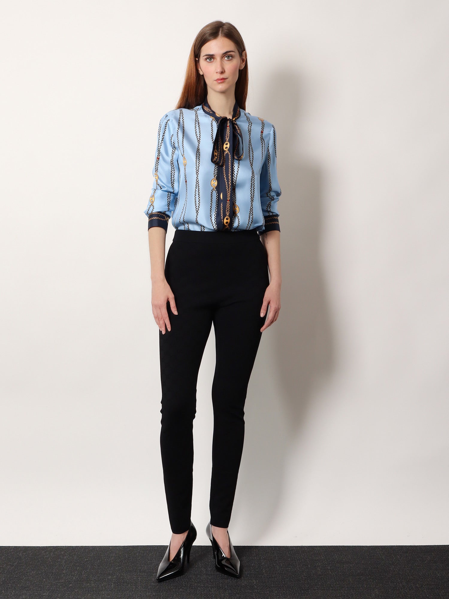 Gucci Printed Silk Twill Shirt