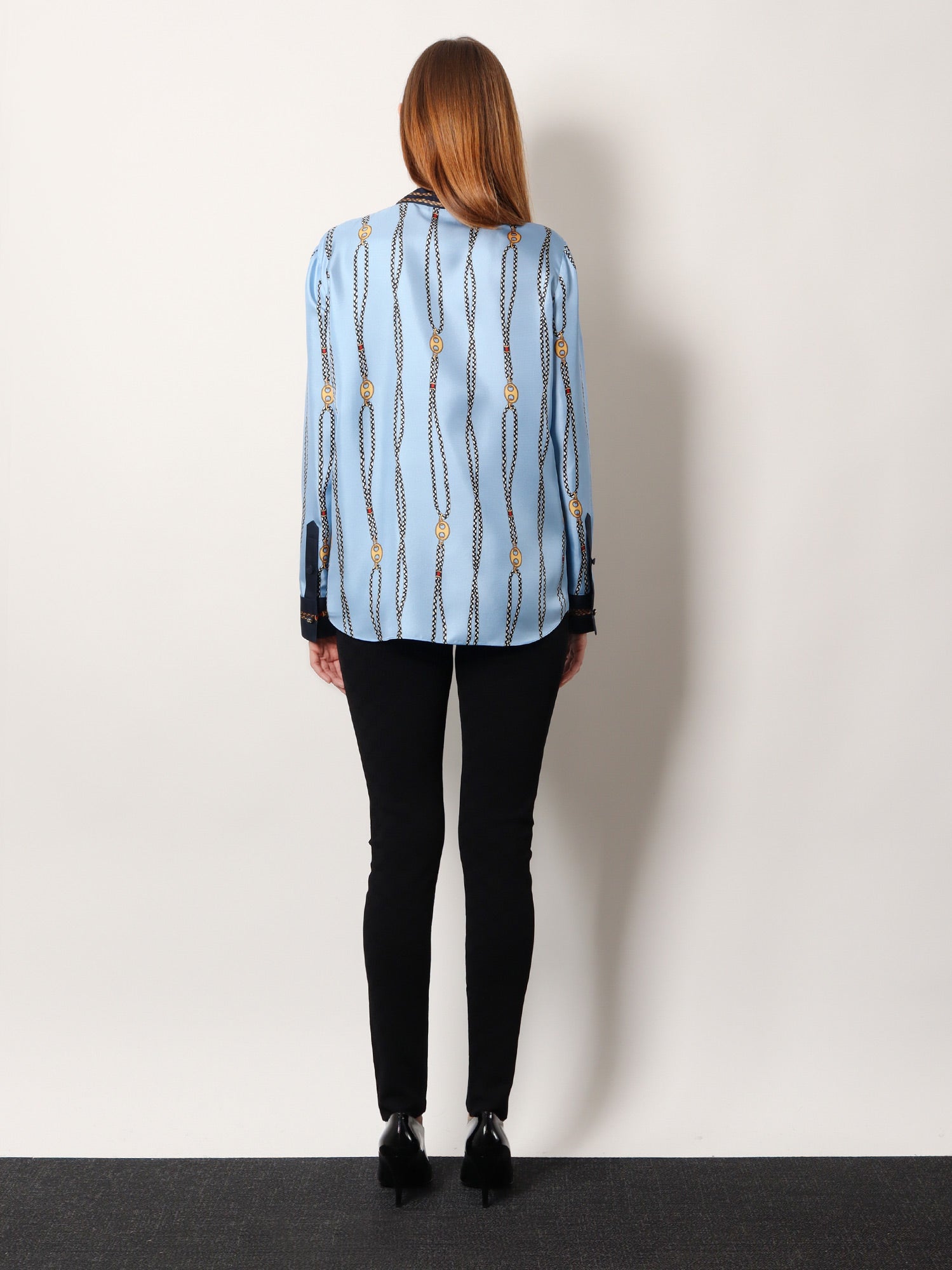 Gucci Printed Silk Twill Shirt