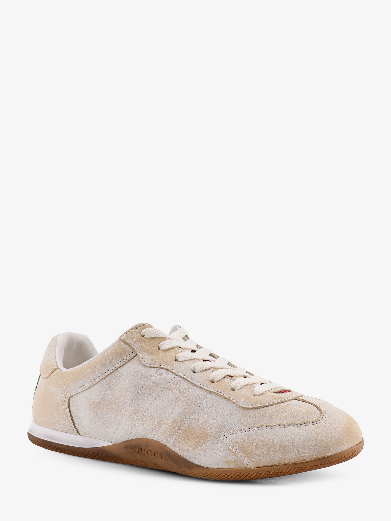 Gucci Gucci Shift Faded Leather Sneakers