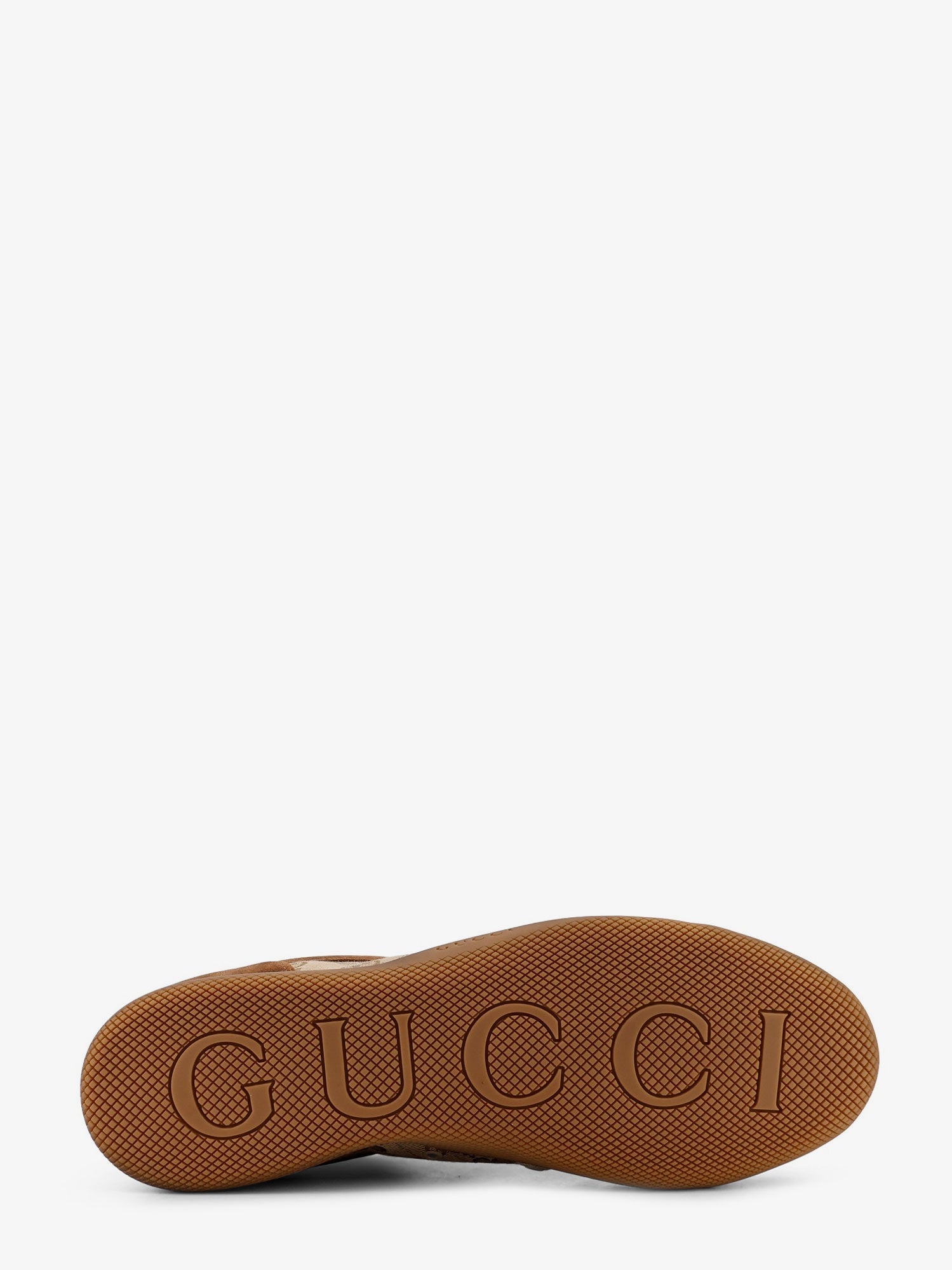 Gucci Gucci Shift Suede Sneakers With Gg Supreme Fabric Inserts