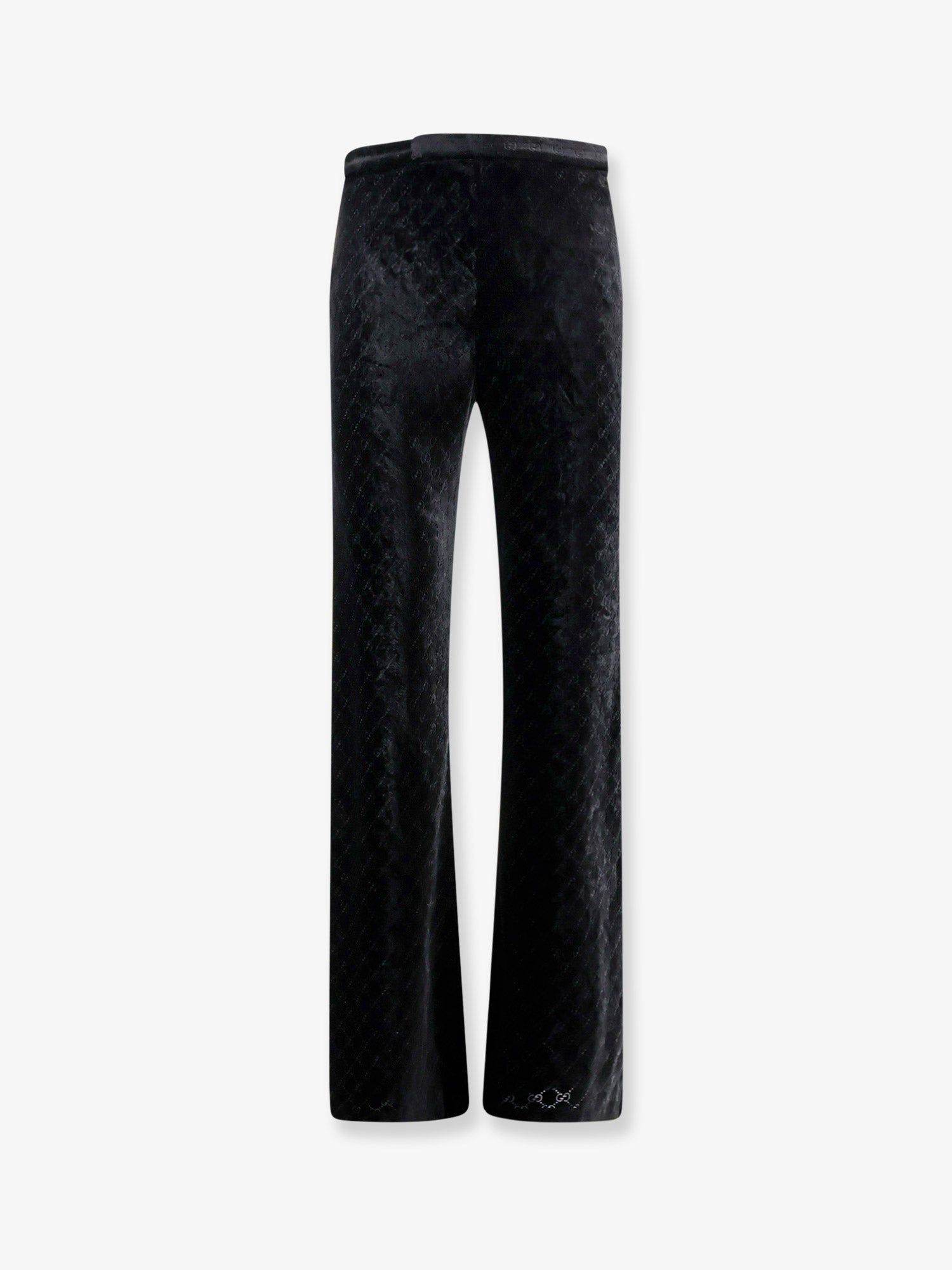 Gucci Gg Stretch Devoré Velvet Trousers