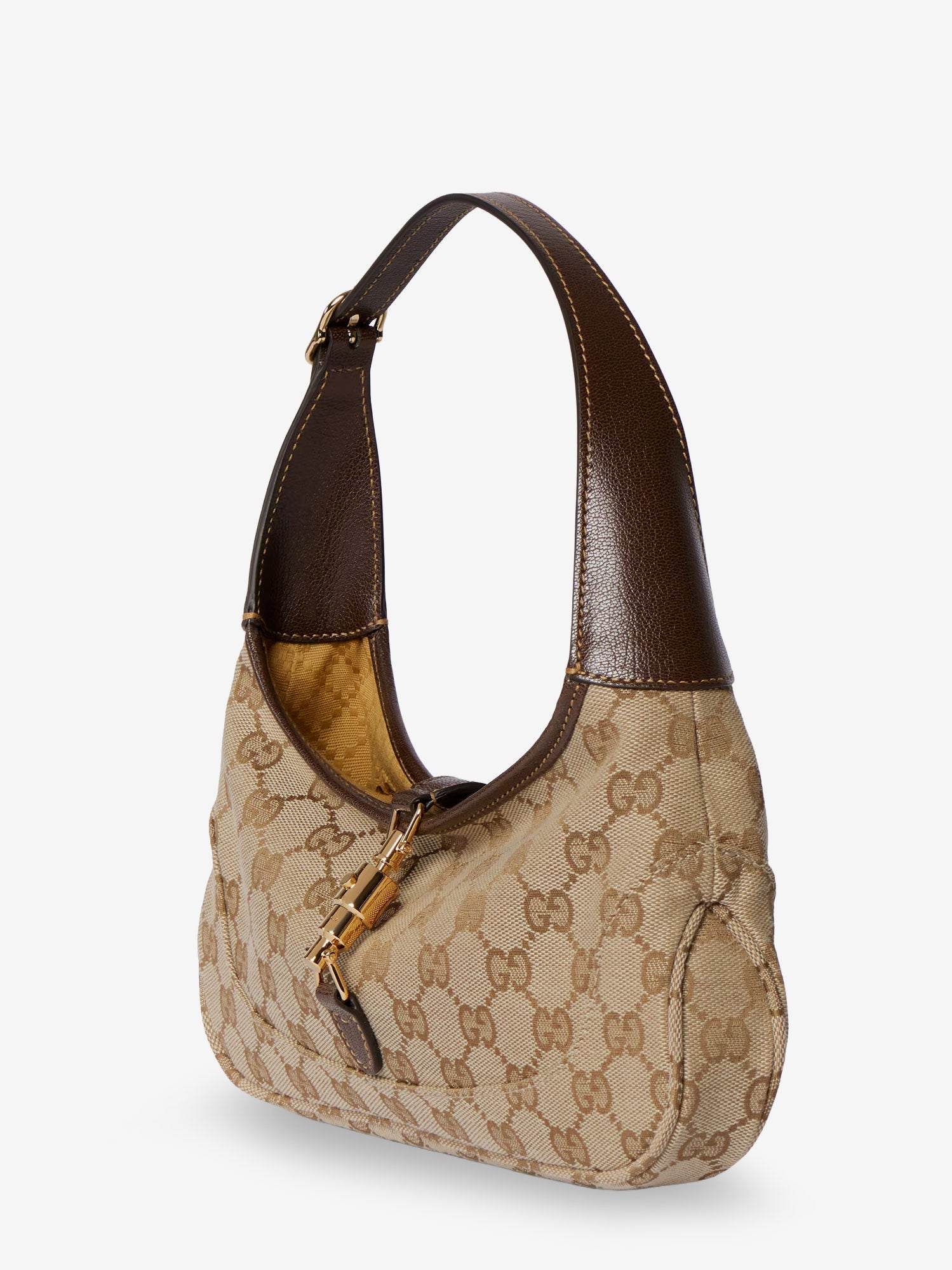 Gucci Jackie Slim Gg Fabric Shoulder Bag