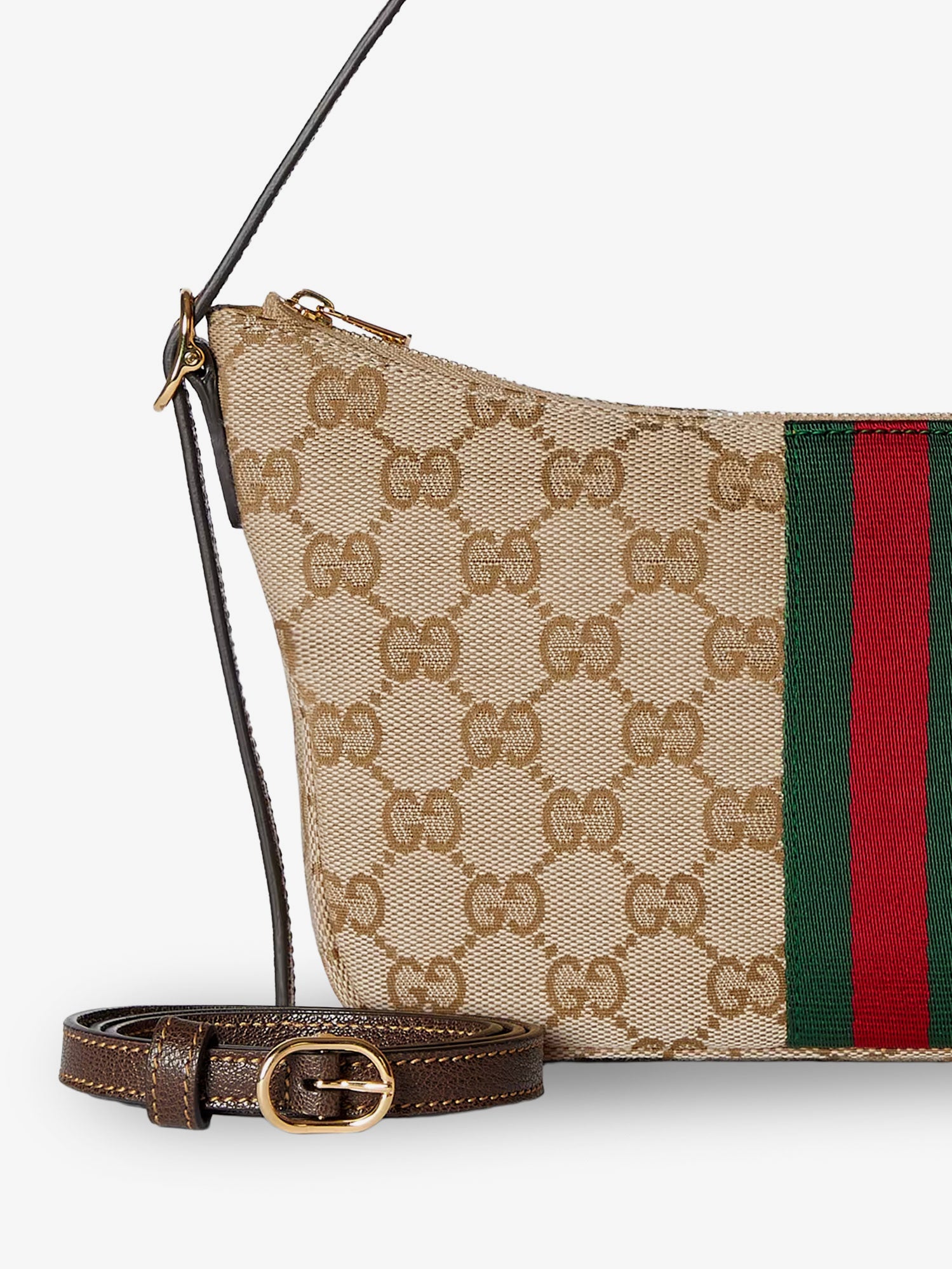 Gucci Lunetta Gg Canvas Crossbody Bag