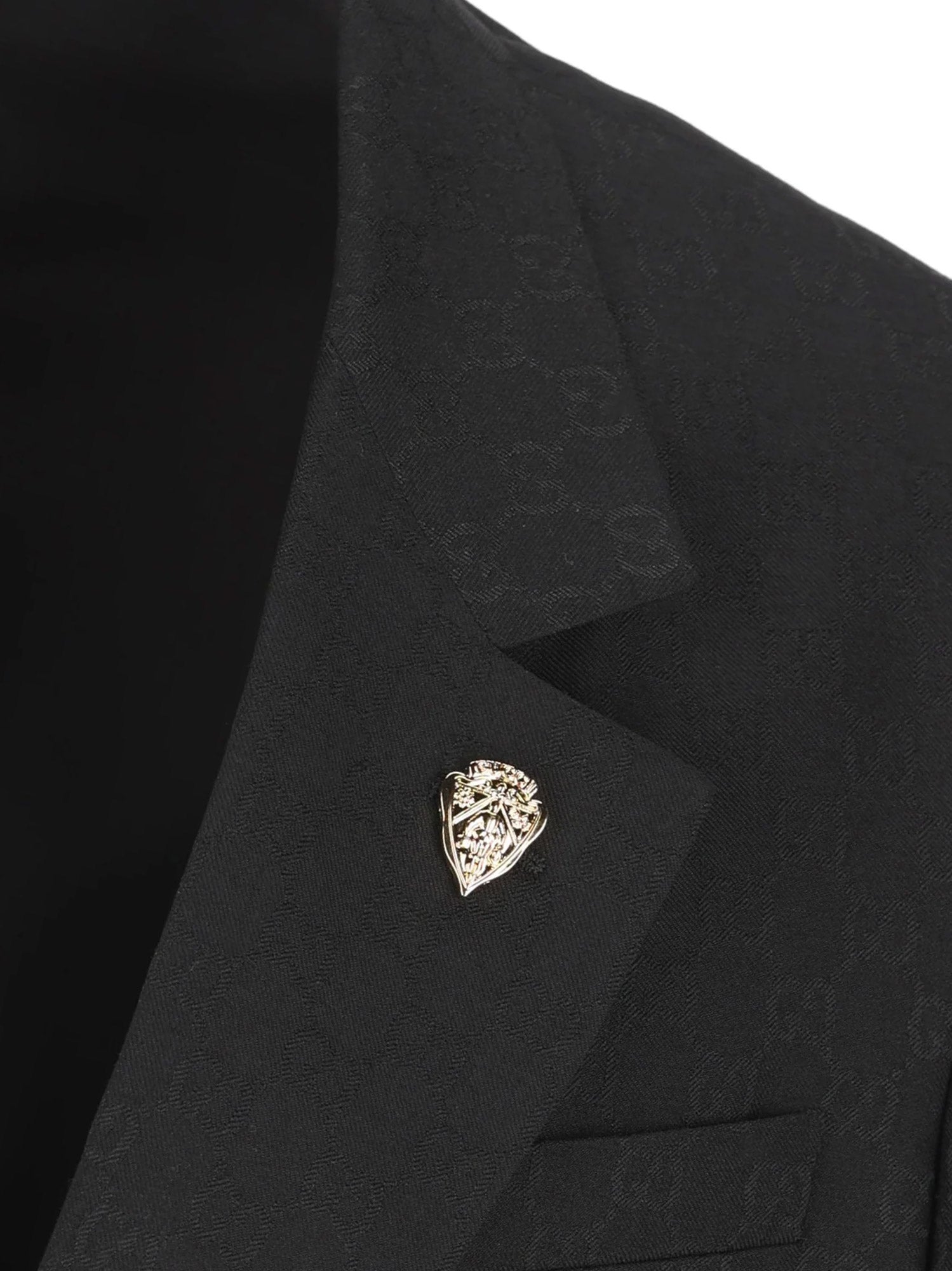 Gucci Gg Wool Blend Single-breasted Blazer