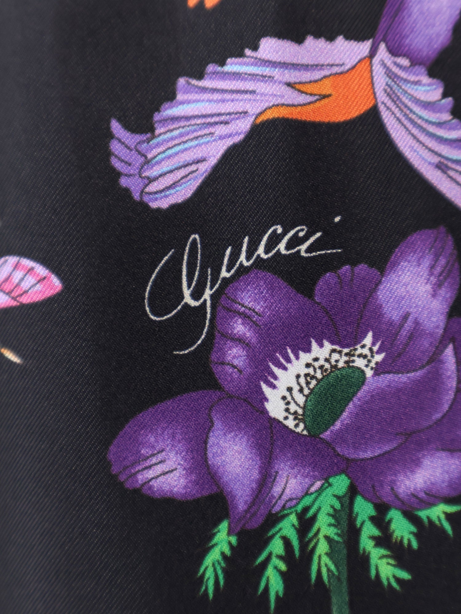 Gucci Printed Silk Trousers