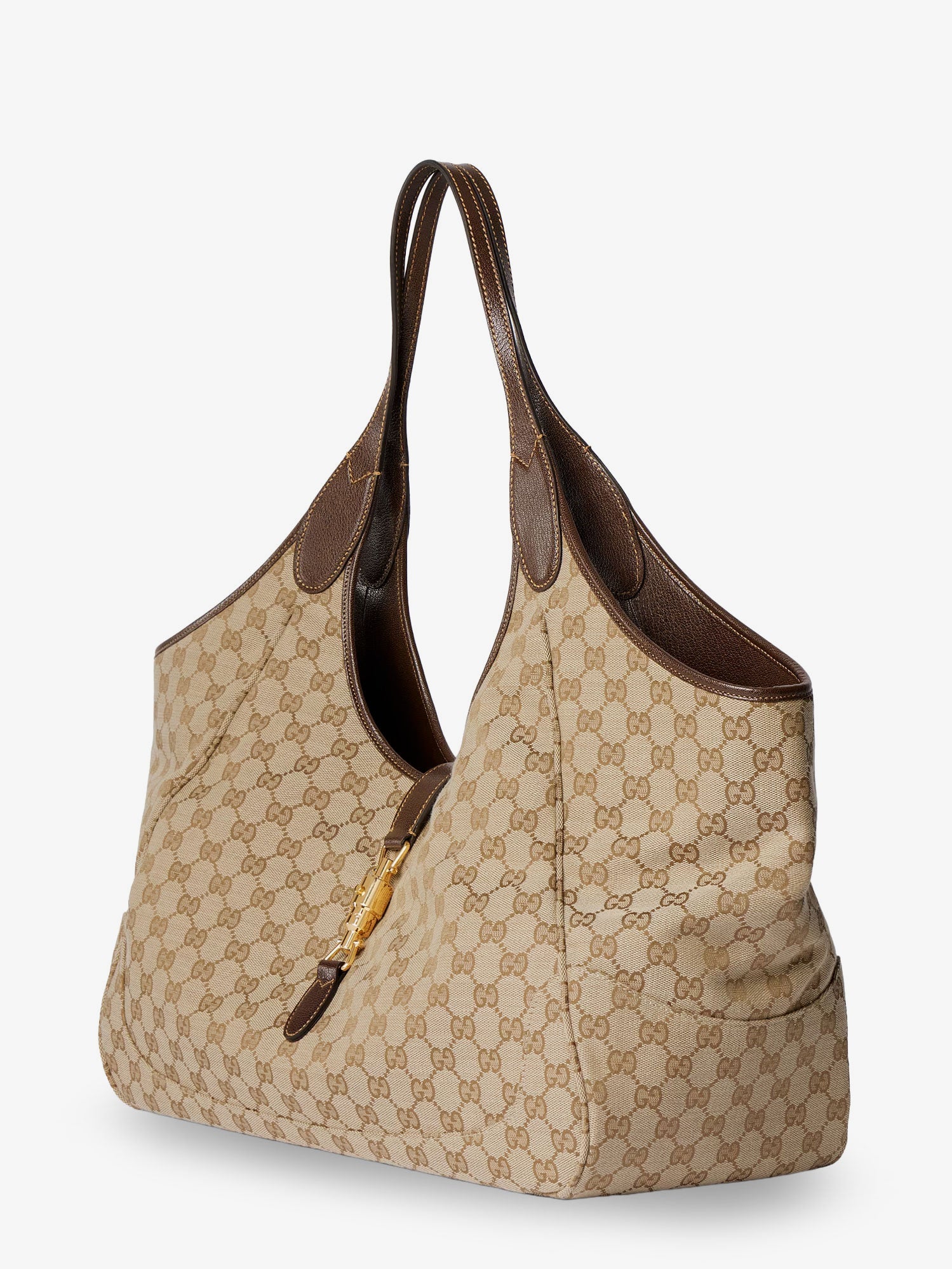 Gucci Mercato Gg Fabric Shopping Bag