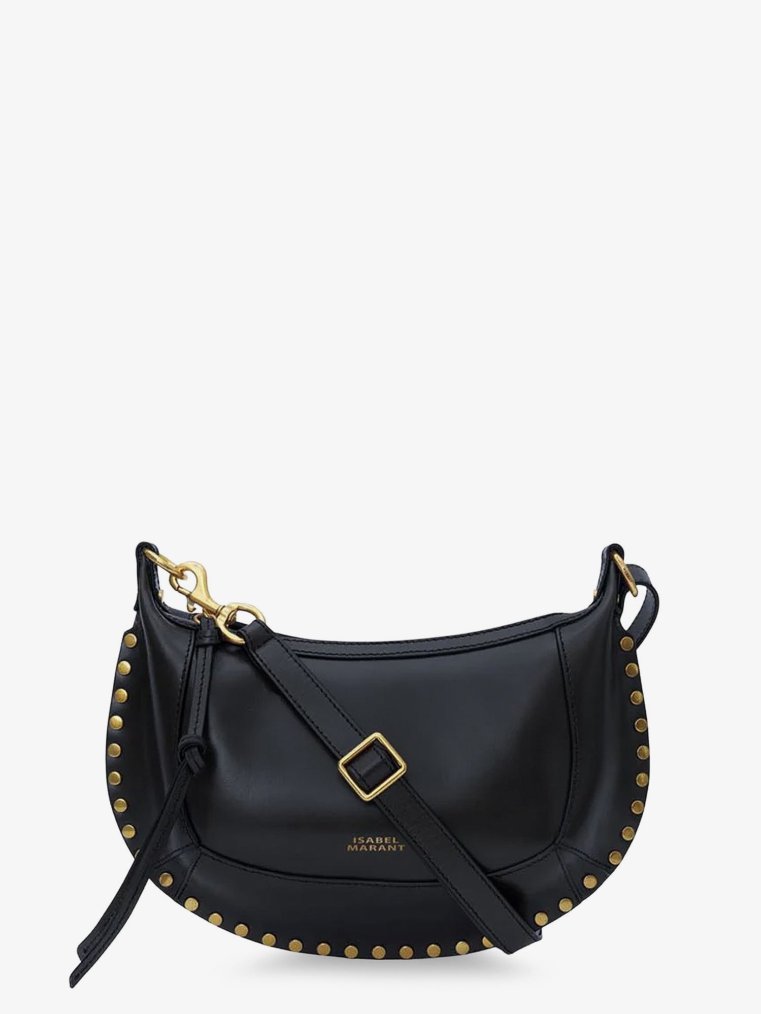Isabel Marant Oskan Moon Leather Crossbody Bag