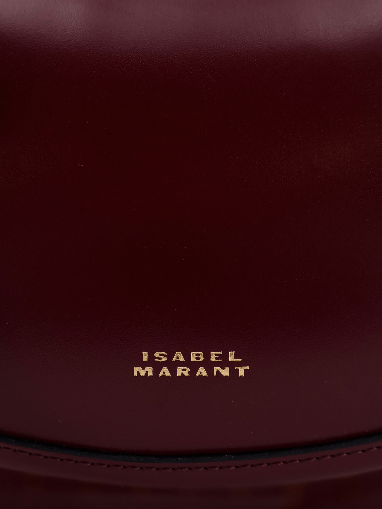 Isabel Marant Oskan Moon Leather Crossbody Bag