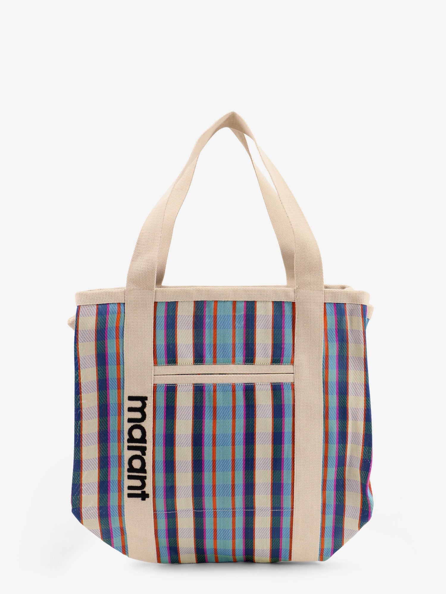 Isabel Marant Darwen Nylon Shoulder Bag With Striped Pattern