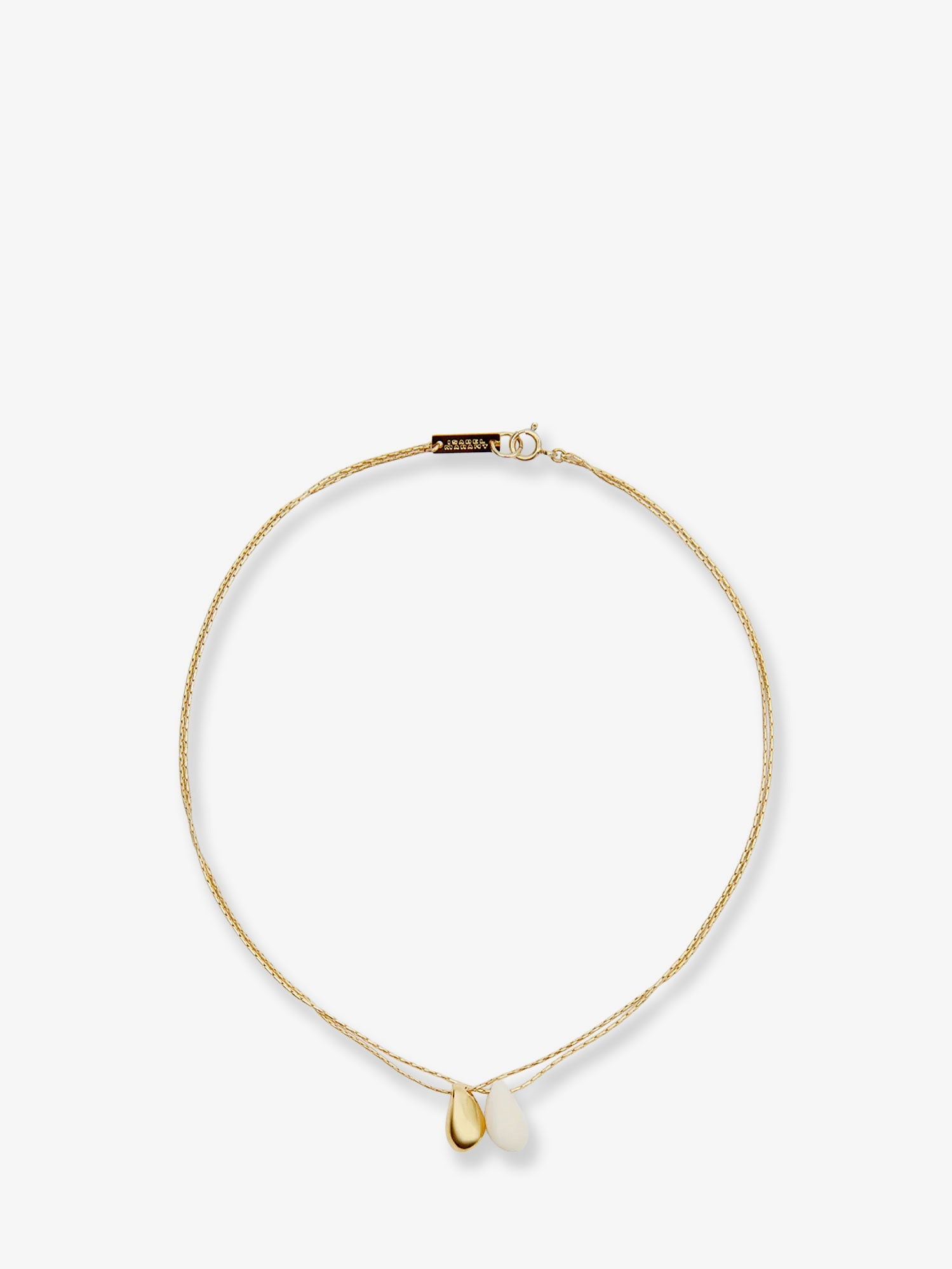 Isabel Marant Brass Necklace With Gold Finishes