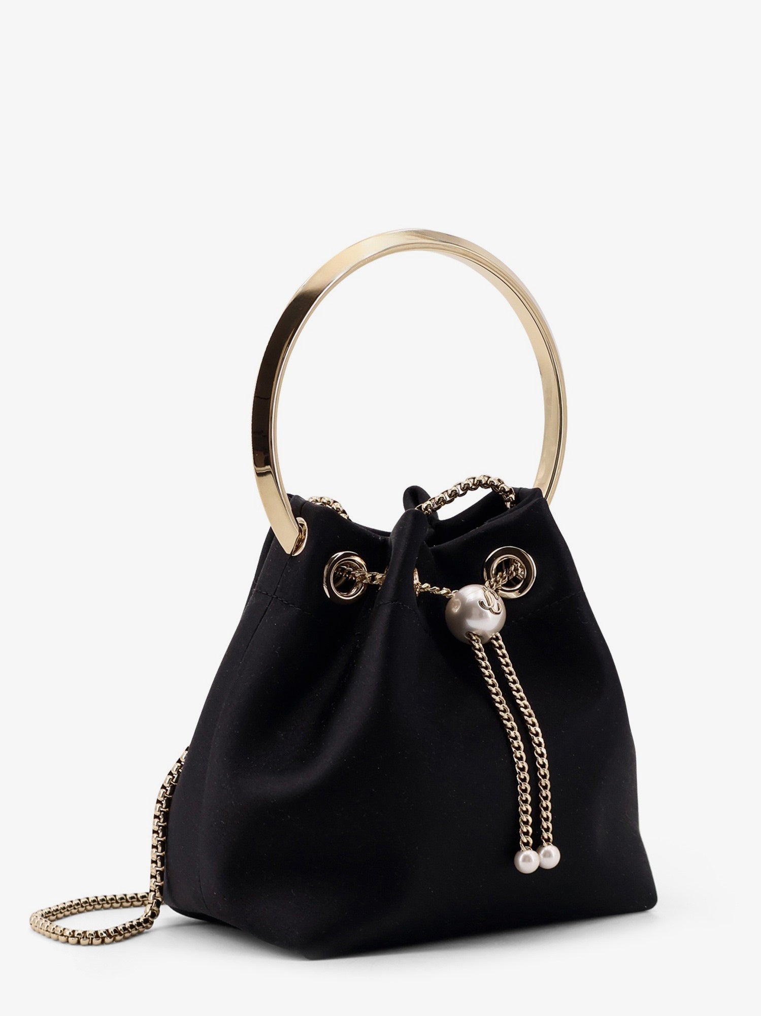 Jimmy Choo Bon Bon Satin Bucket Bag