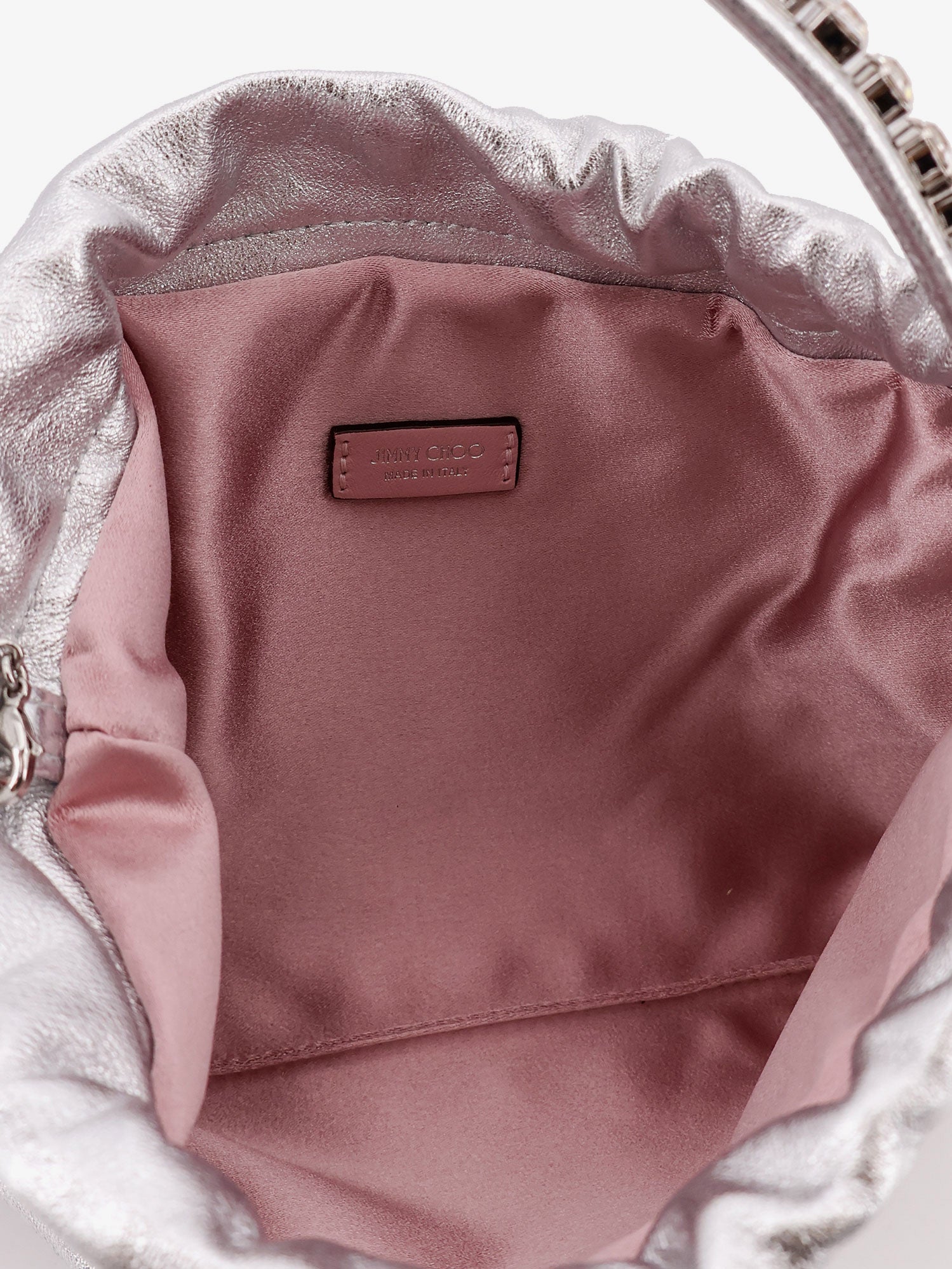 Jimmy Choo Metallic Leather Crossbody Bag