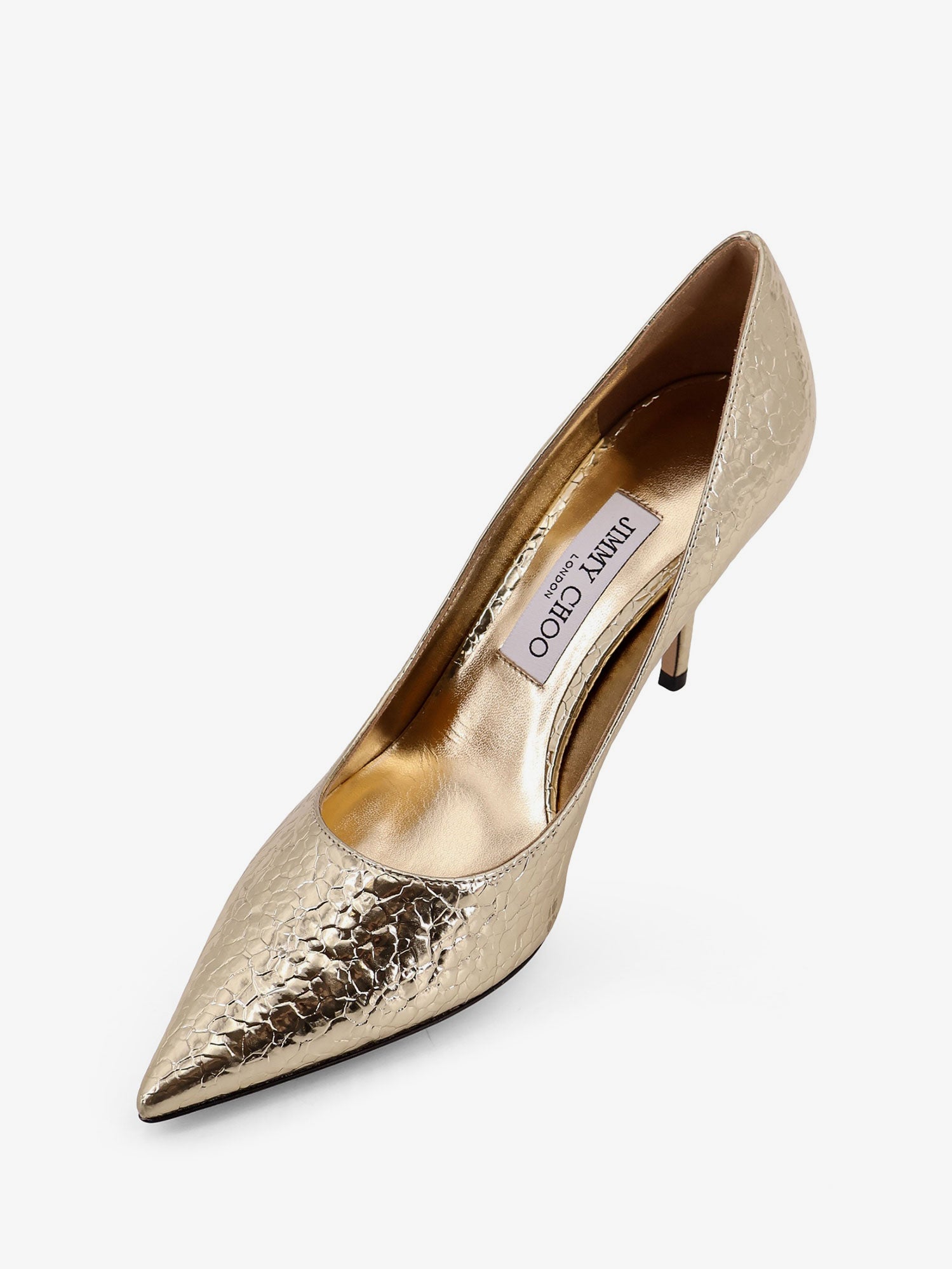Jimmy Choo Love 85 Laminated Leather Pumps