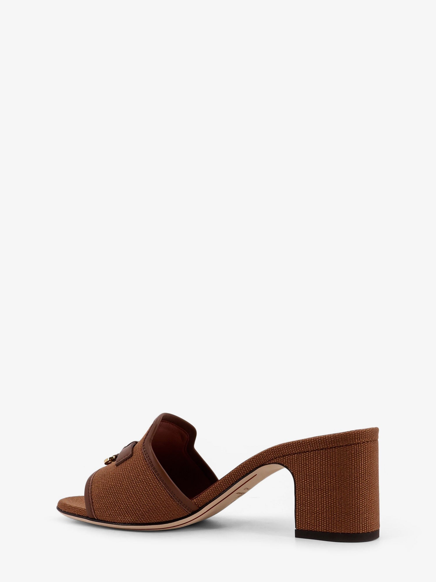 Loro Piana Summer Charms Canvas Sandals With Metal Charm Detail