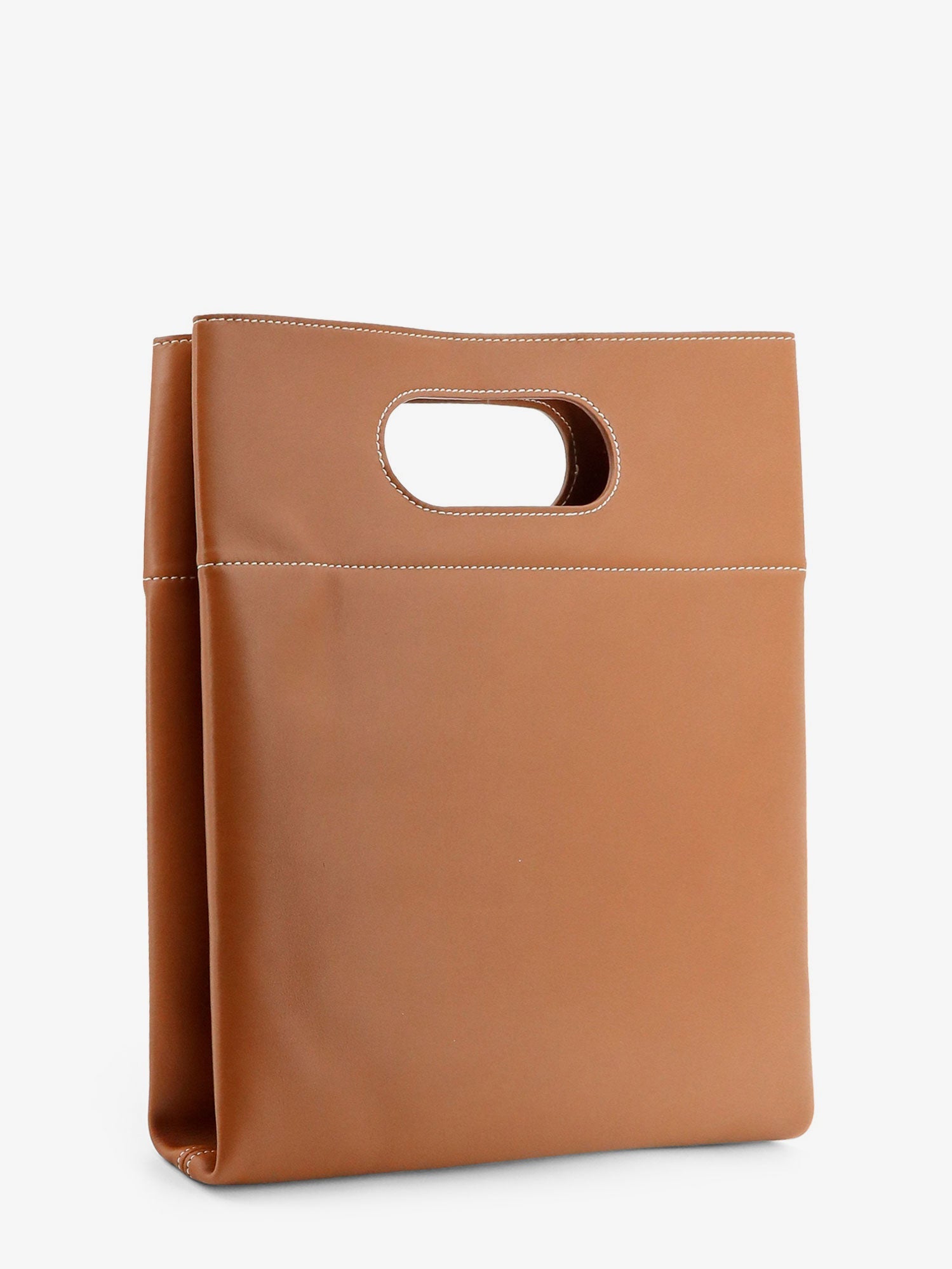 Loro Piana Just Bag Leather Handbag