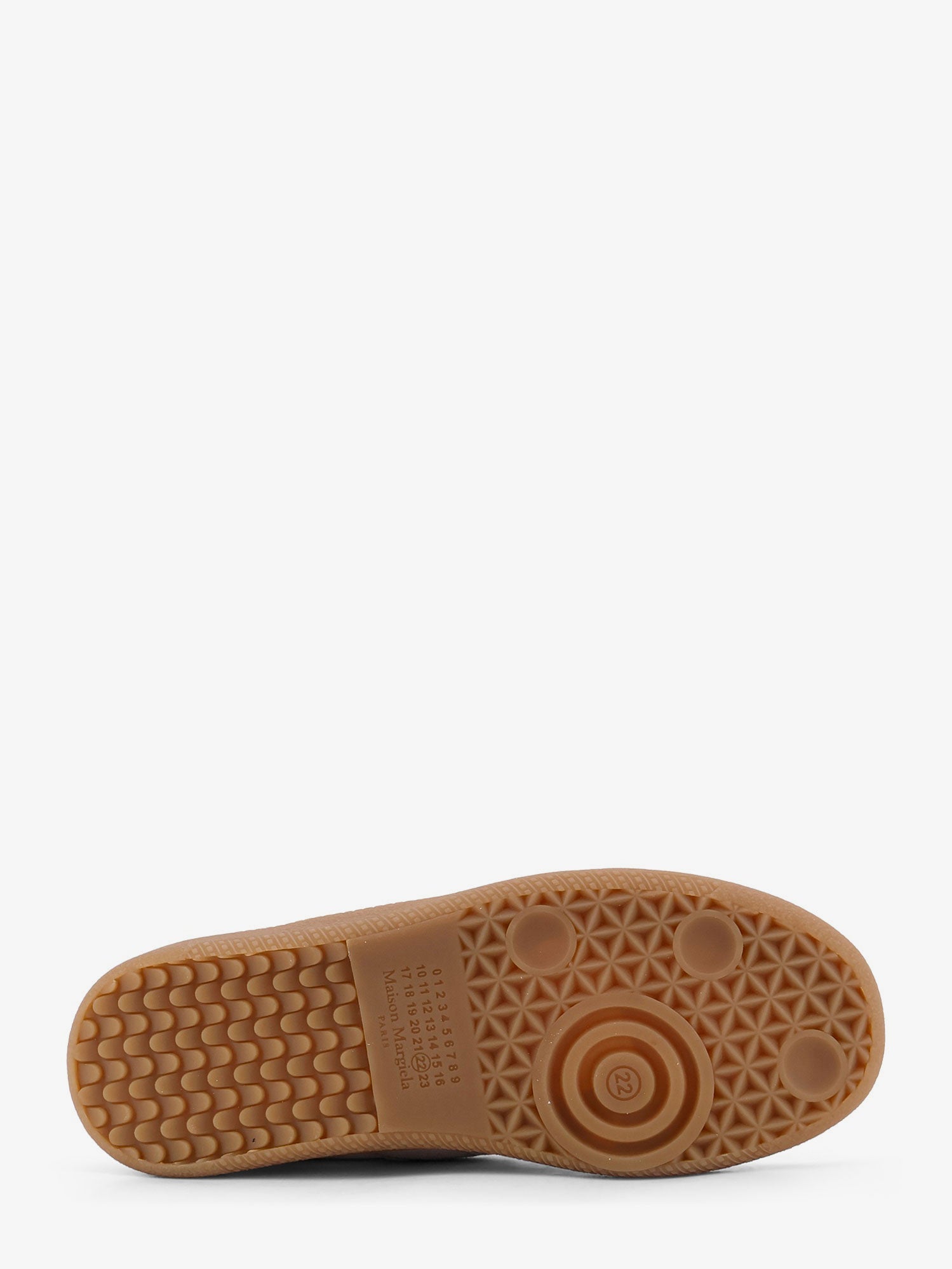 Maison Margiela Replica Low-top Leather Sneakers With Suede Inserts