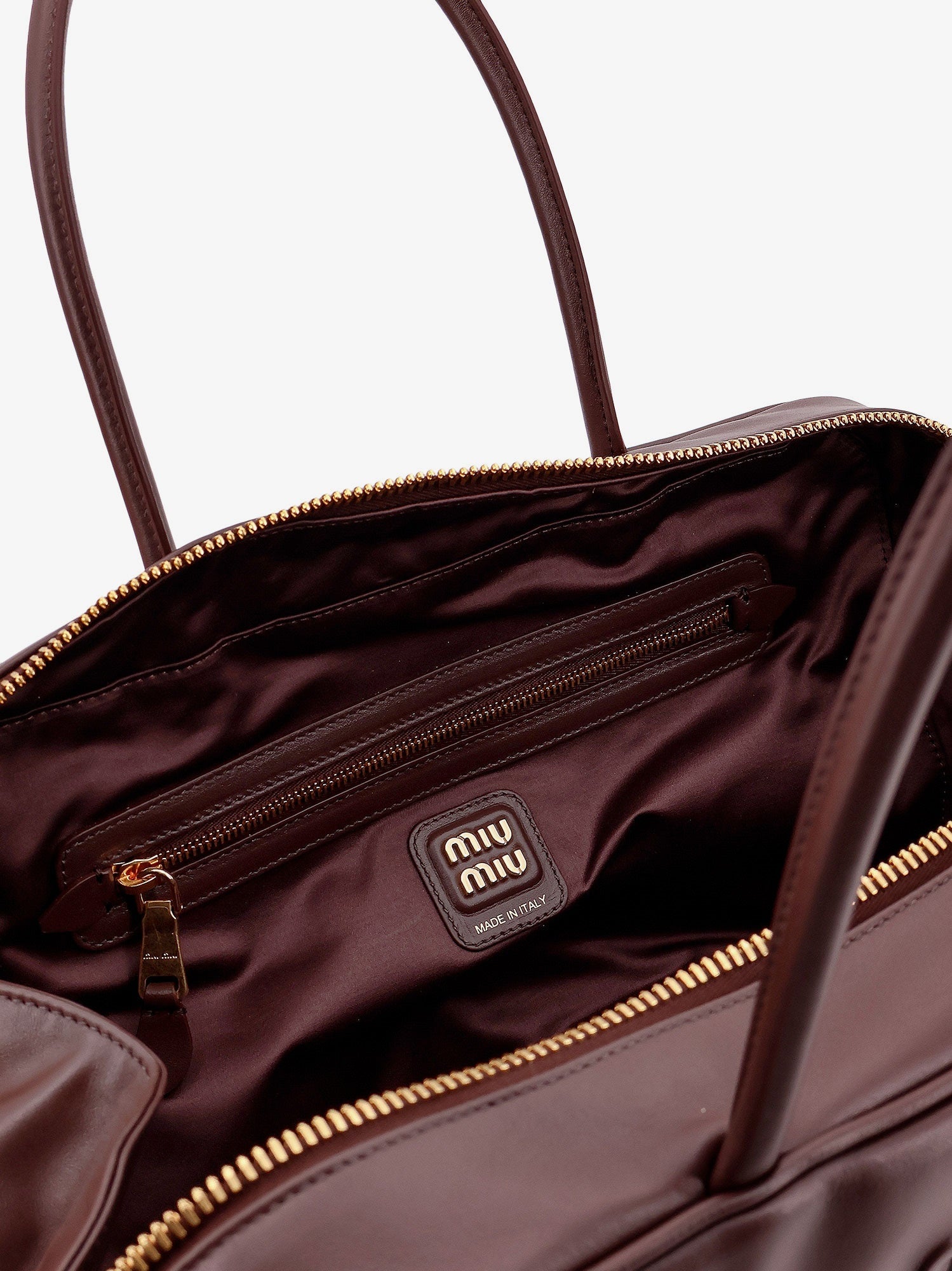 Miu Miu Beau Leather Handbag