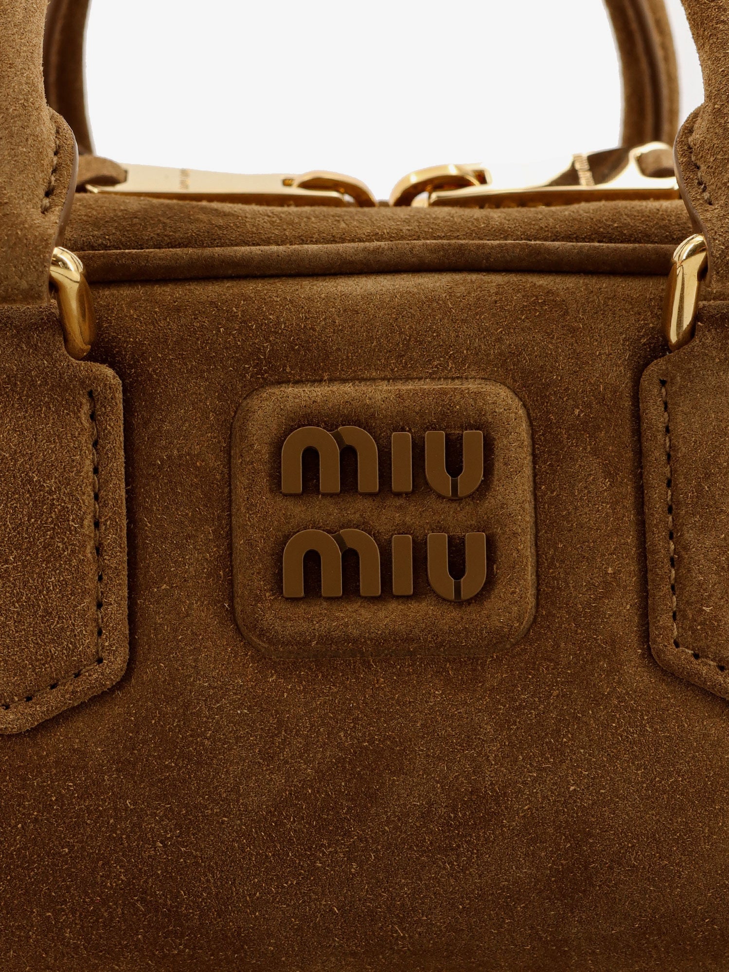 Miu Miu Arcadie Suede Shoulder Bag