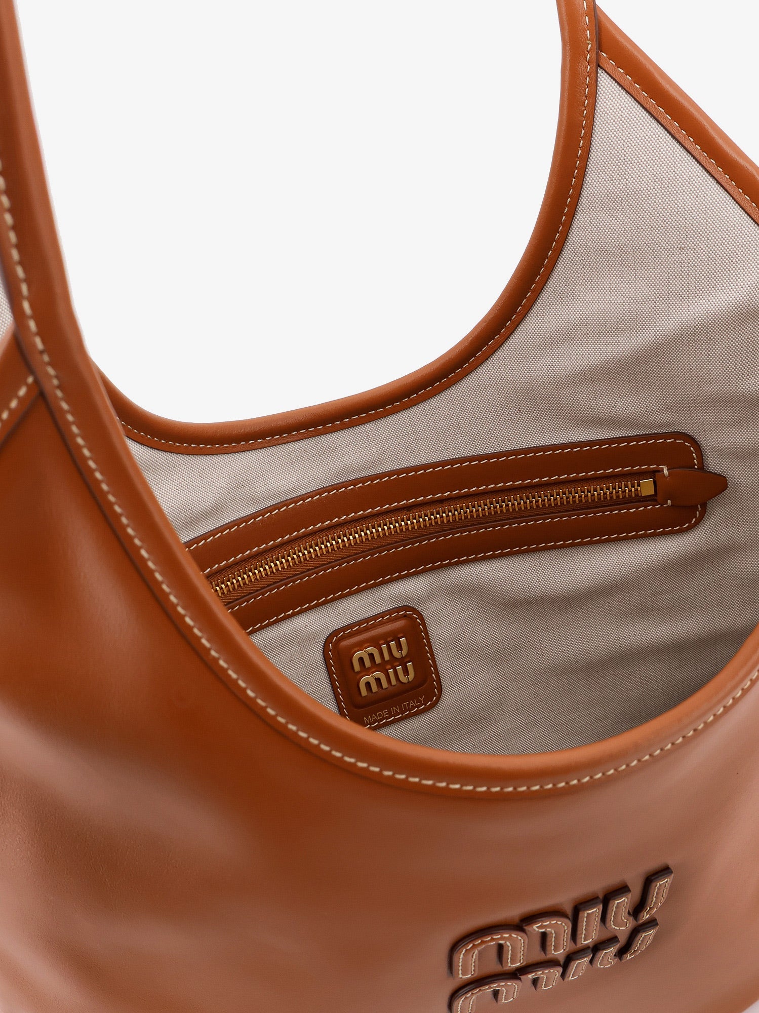 Miu Miu Ivy Leather Shoulder Bag