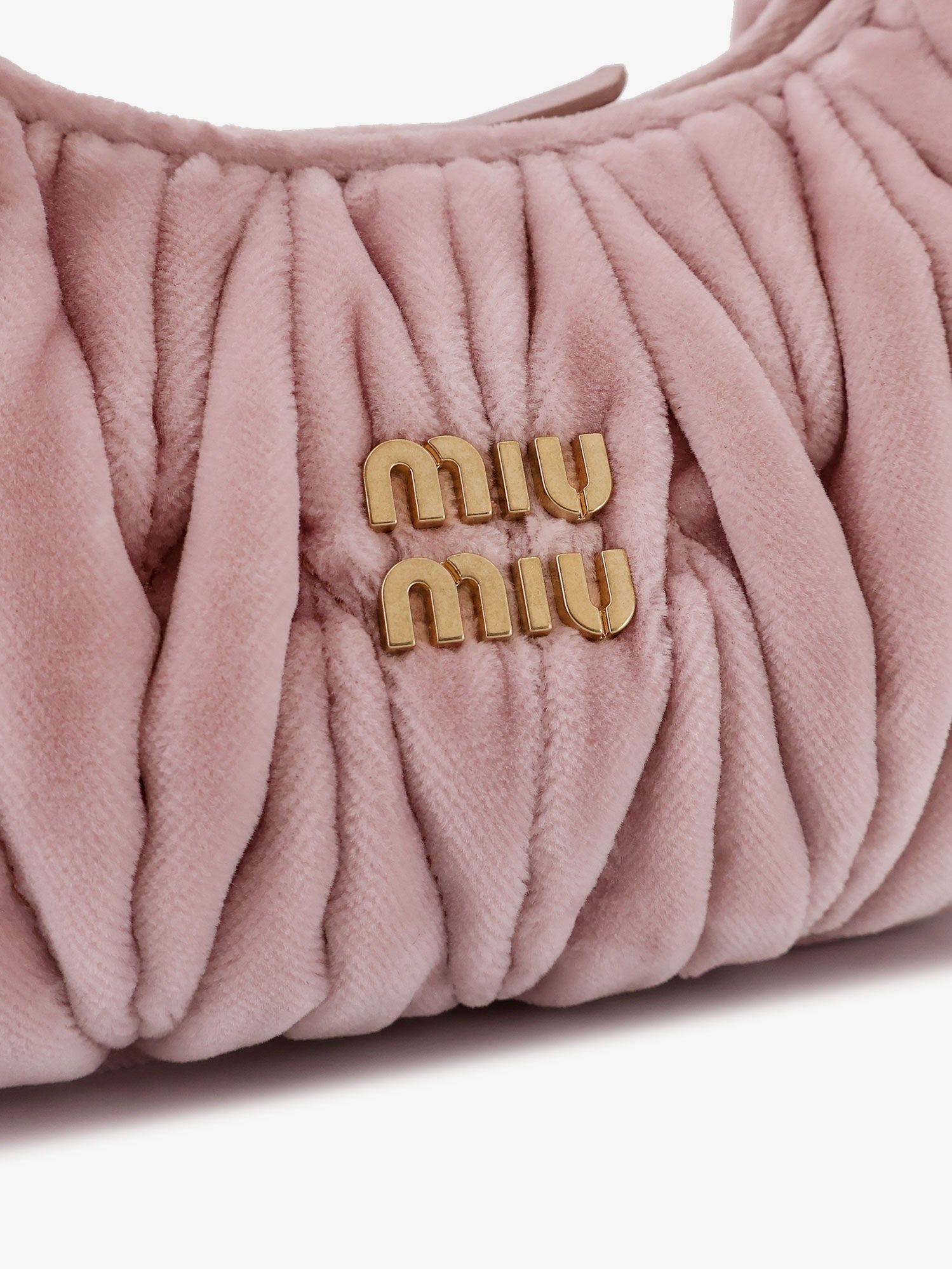 Miu Miu Wander Matelassé Velvet Mini Crossbody Bag