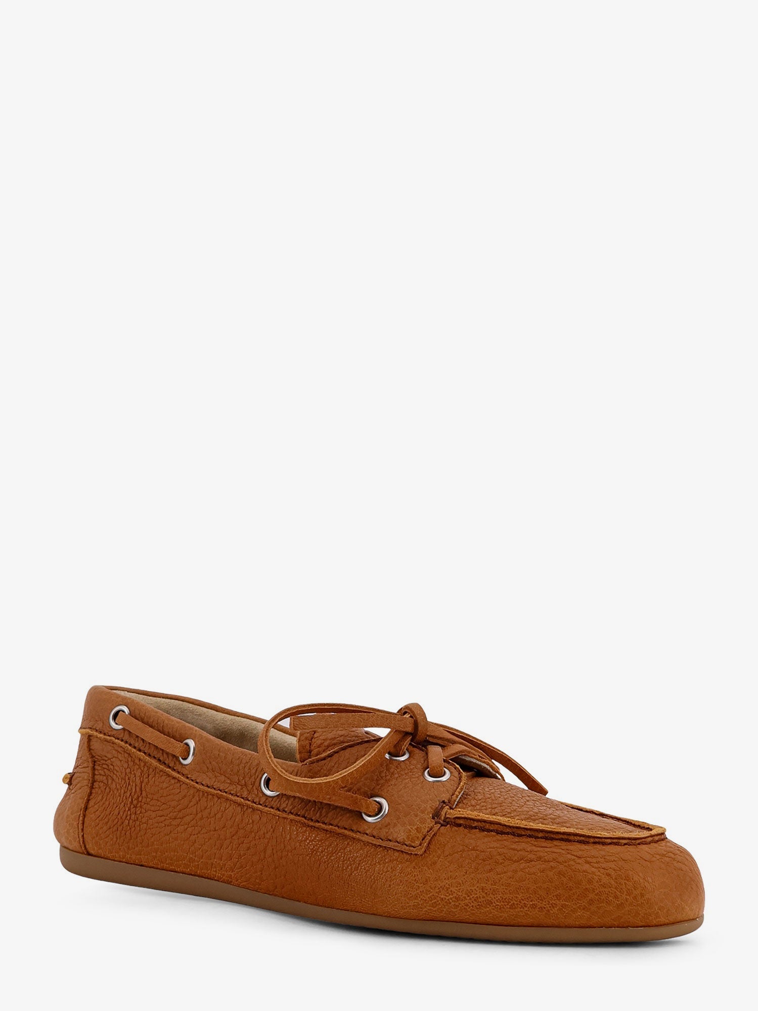 Miu Miu Vintage Effect Leather Loafers