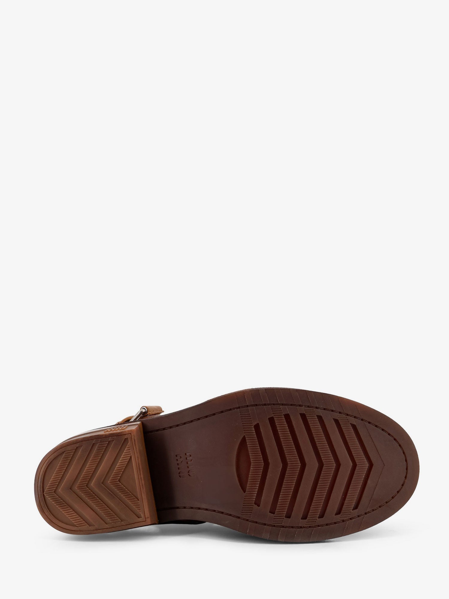 Miu Miu Foule Leather Sabot Sandals