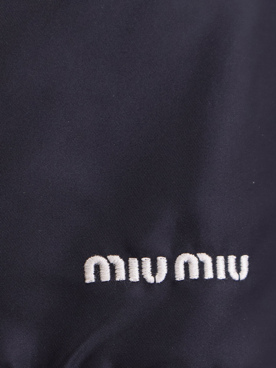 Miu Miu Recycled Material Mini Skirt