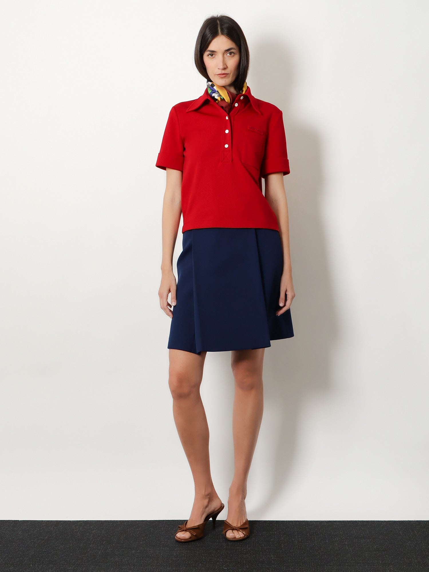Miu Miu Skirt With Pleats