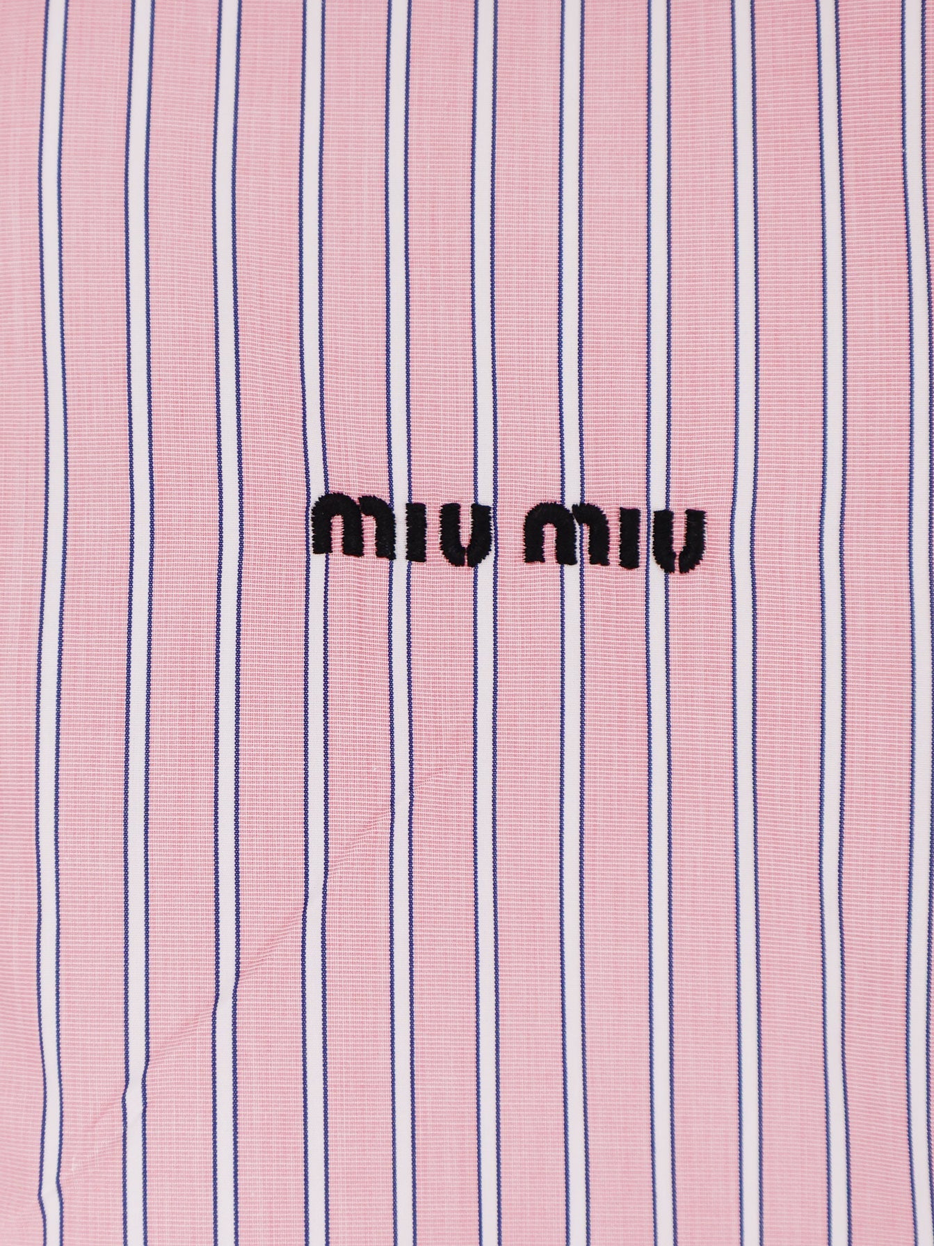 Miu Miu Striped Cotton Shirt