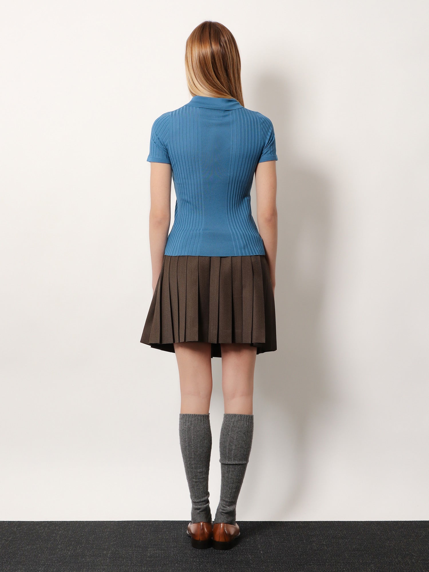 Miu Miu Virgin Wool Polo Shirt