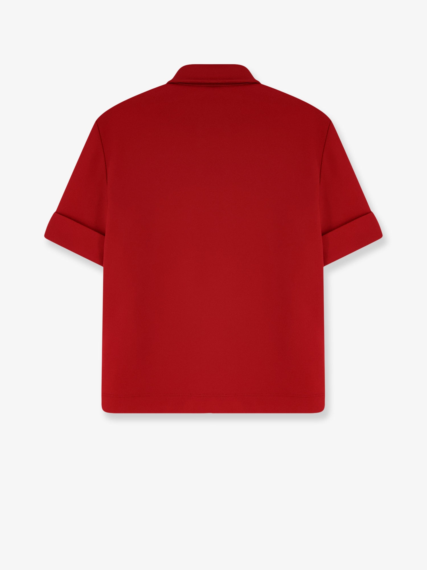 Miu Miu Polo Shirt With Lettering Logo Patch