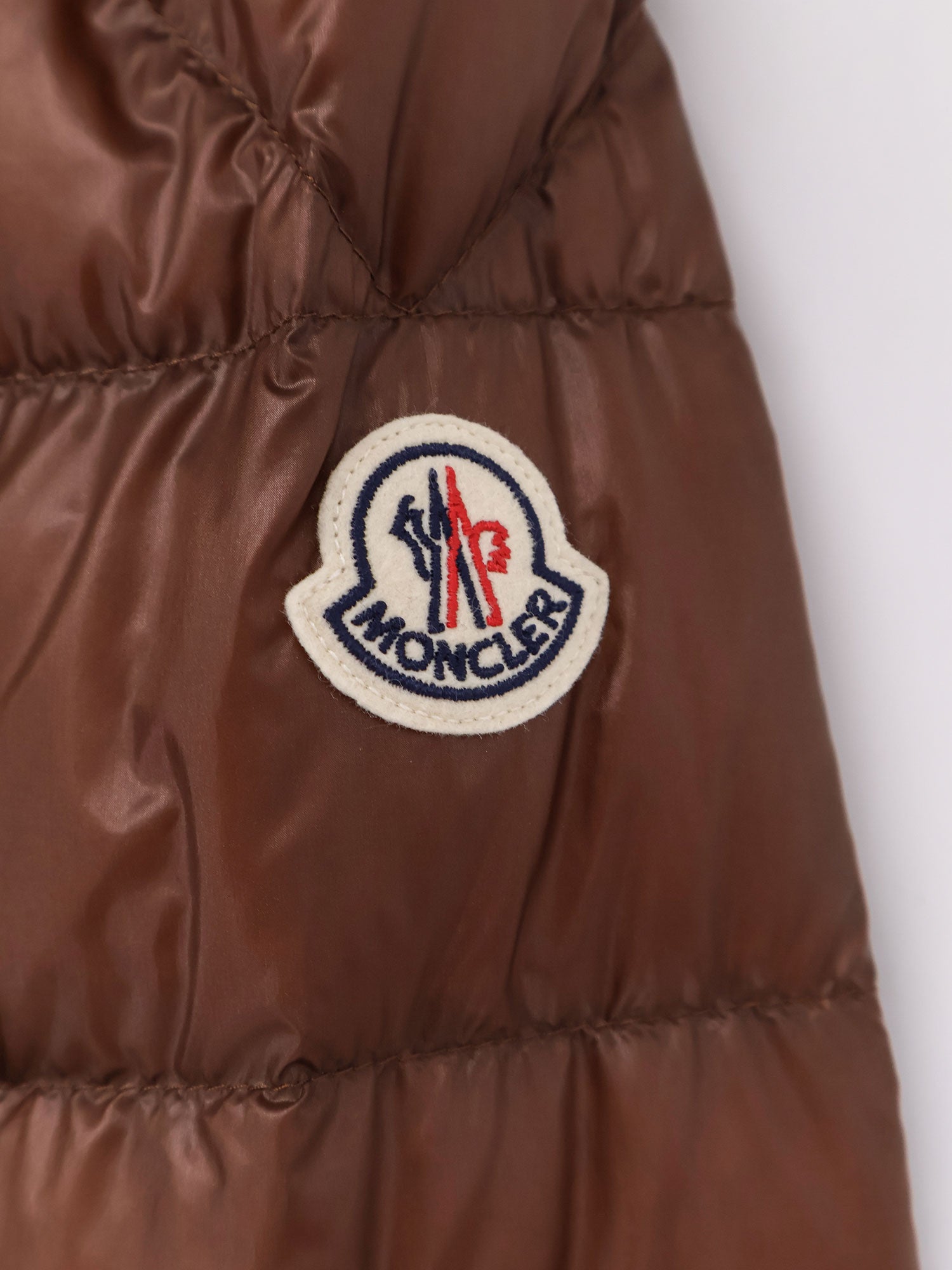 Moncler Selves Down Jacket With Iconic Patch