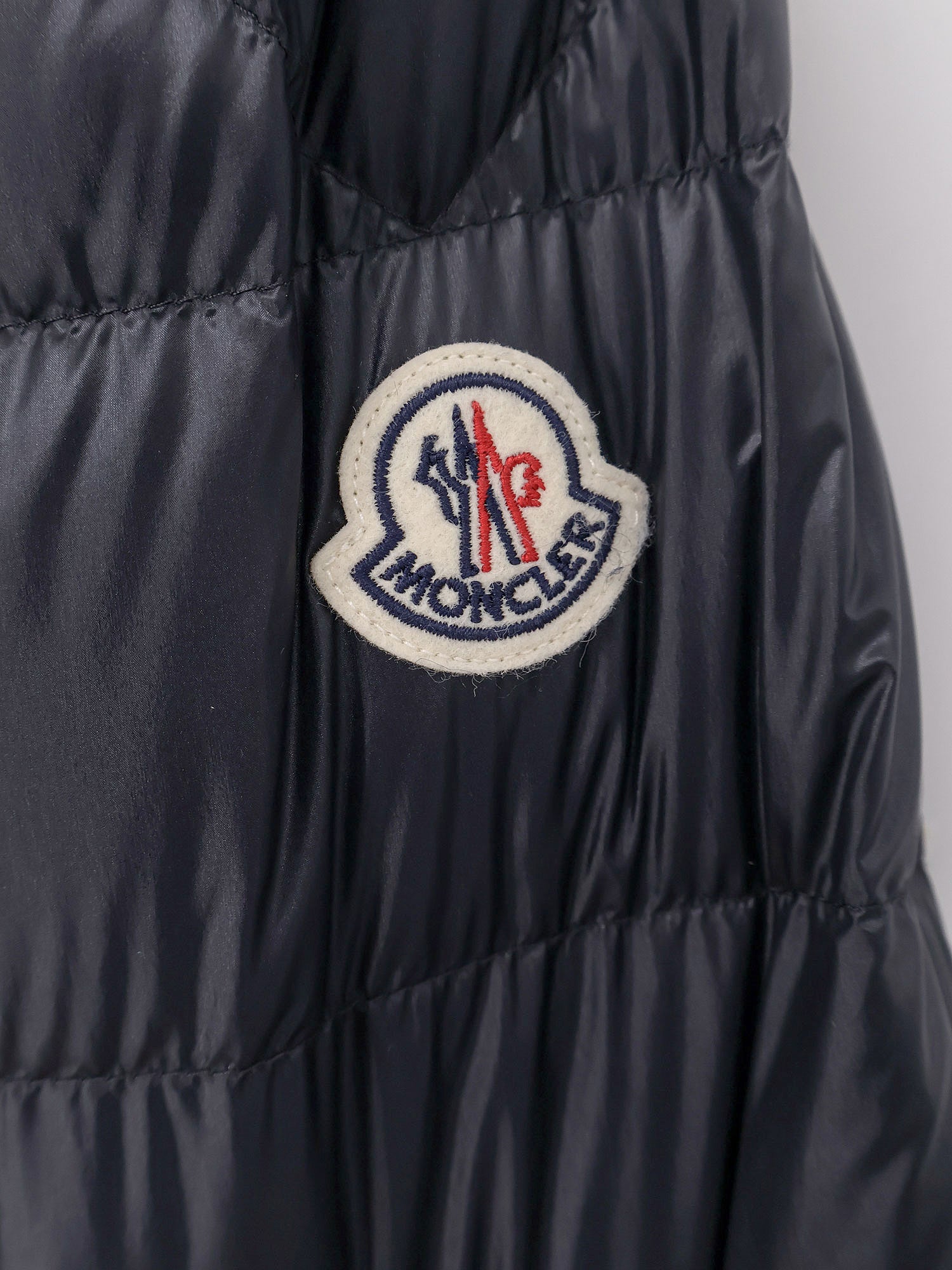 Moncler Selves Down Jacket With Iconic Patch
