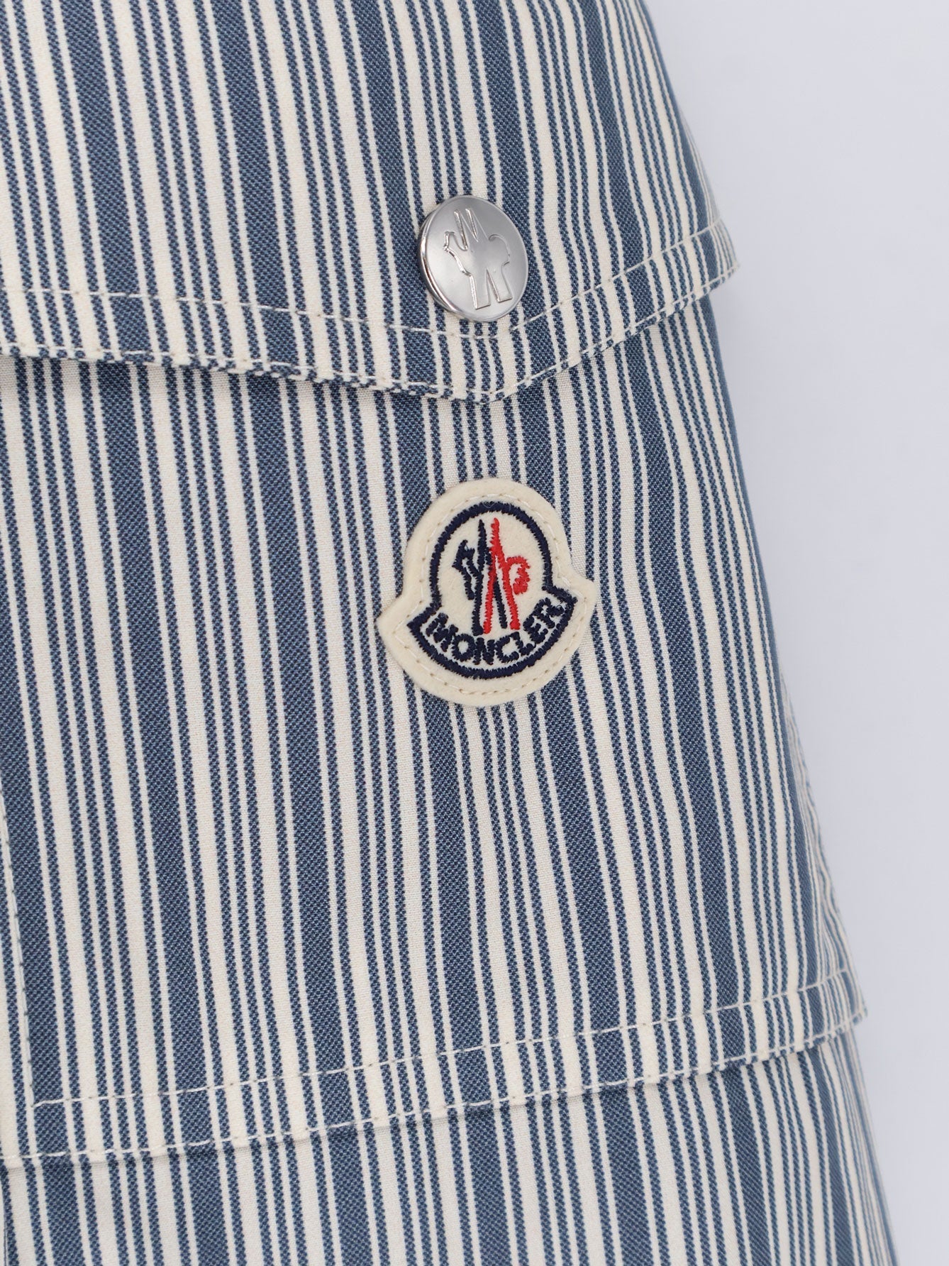 Moncler Havas Striped Cotton Jacket