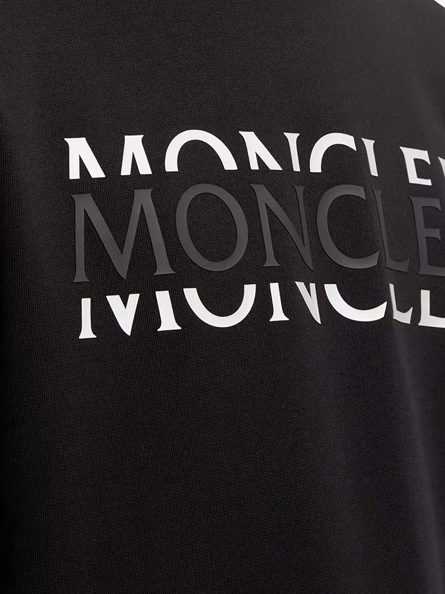 Moncler Cotton Sweatshirt With Logo Print