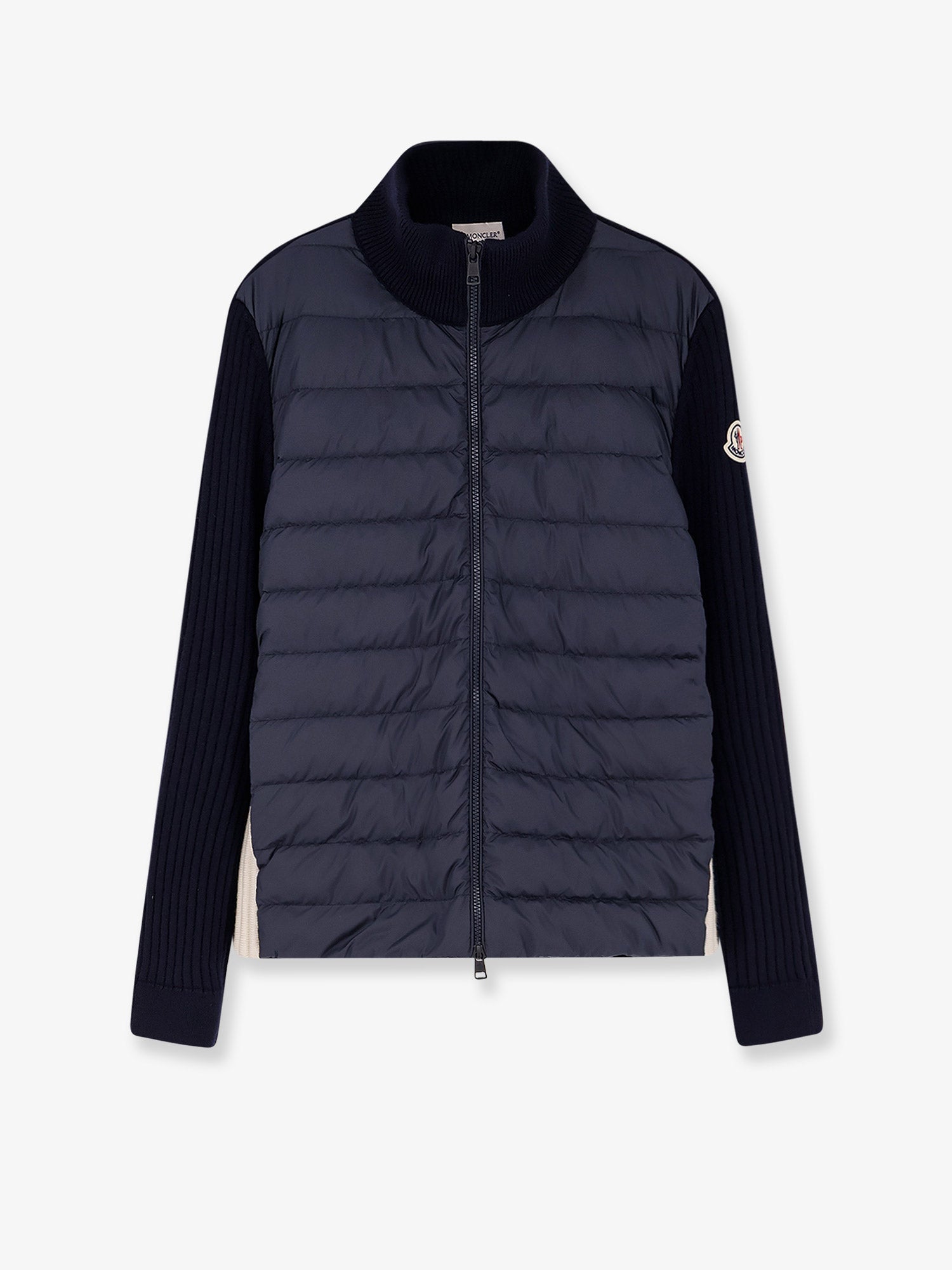 Moncler Padded Jacket/cardigan With Wool Inserts
