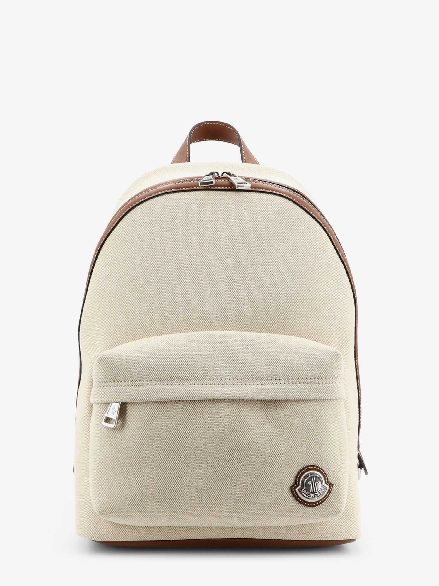 Moncler Carlo Canvas Backpack With Embossed Moncler Logo