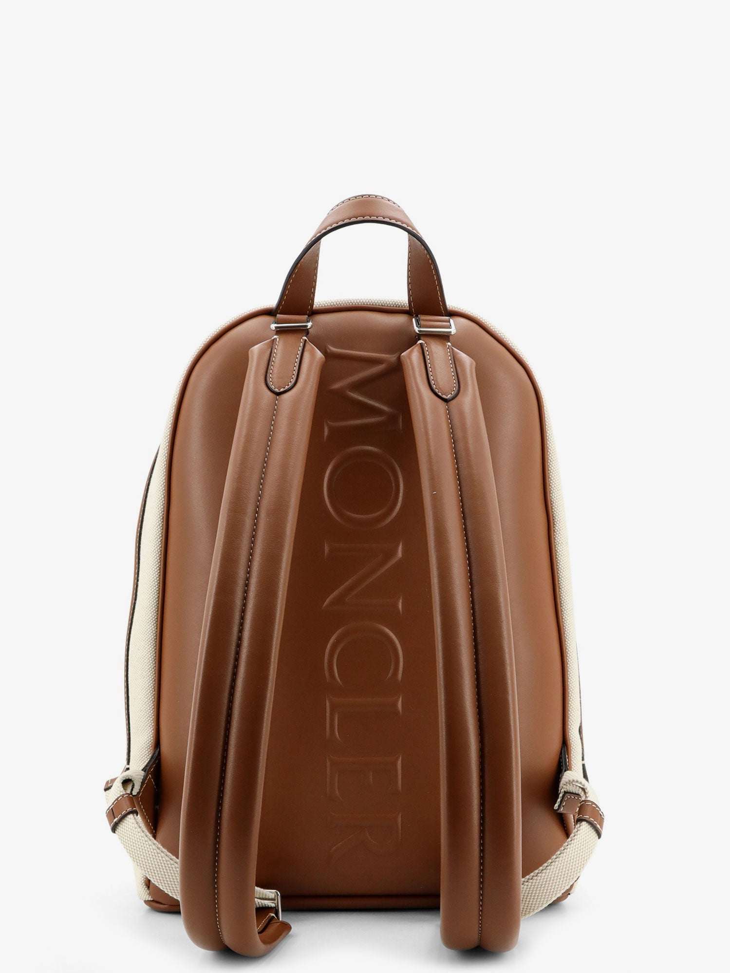 Moncler Carlo Canvas Backpack With Embossed Moncler Logo