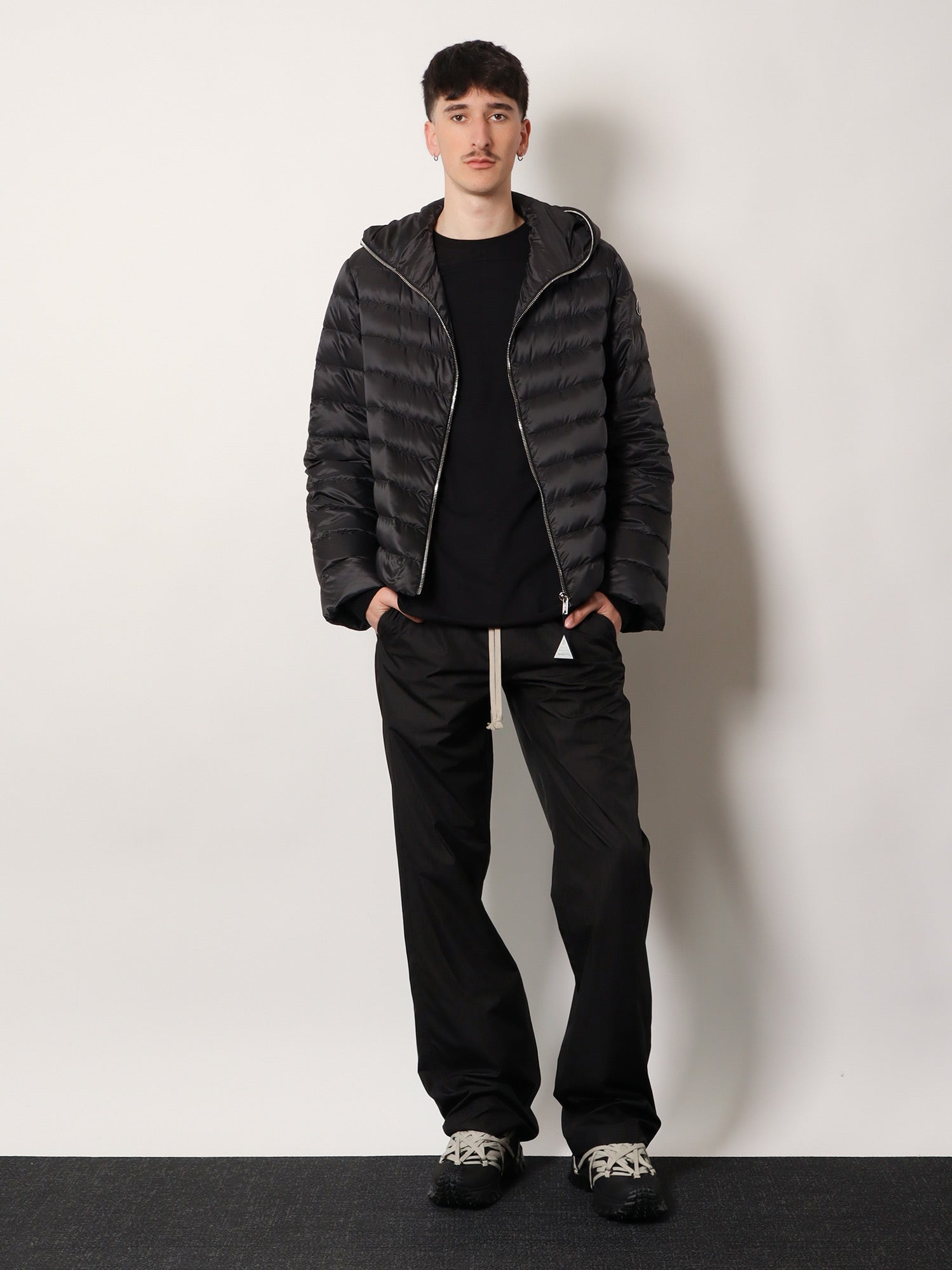 Moncler x Rick Owens Zip Lock Hooded Down Jacket