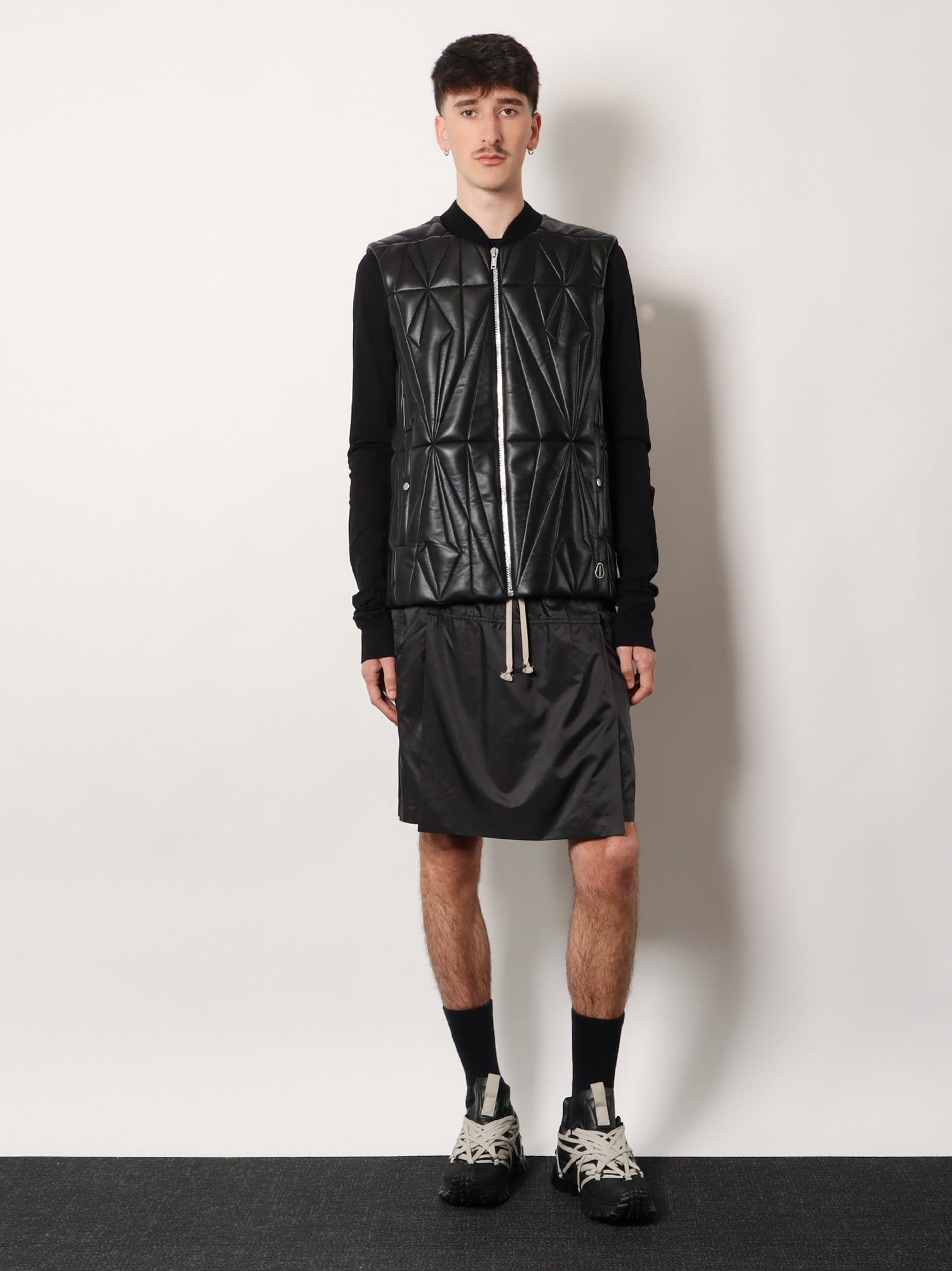 Moncler x Rick Owens Geocamo Flight Leather Vest