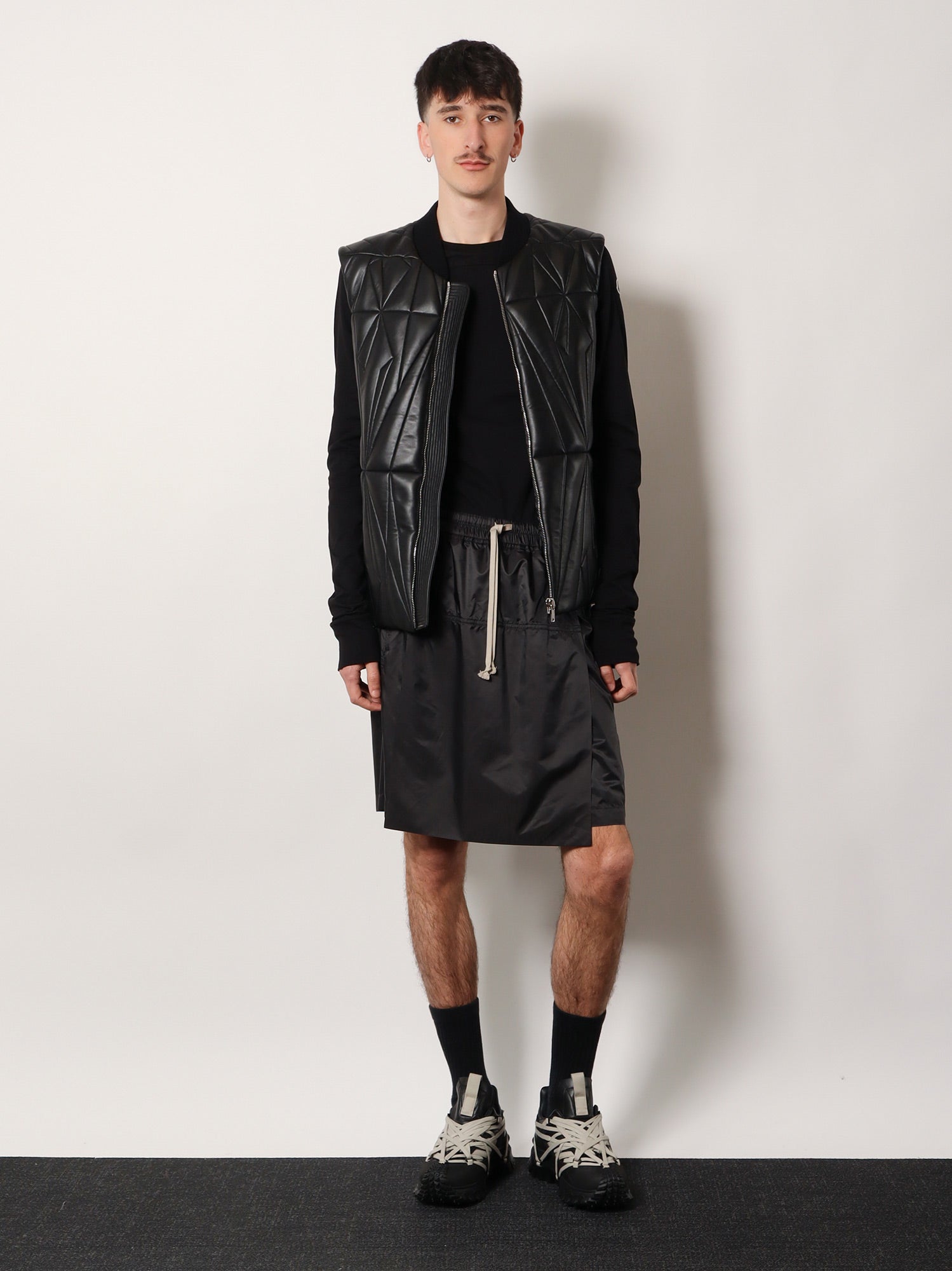 Moncler x Rick Owens Kiltshorts With Drawstring