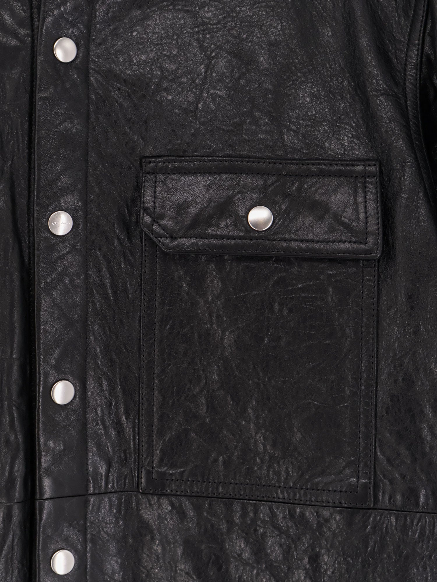 Rick Owens Outershirt Leather Jacket